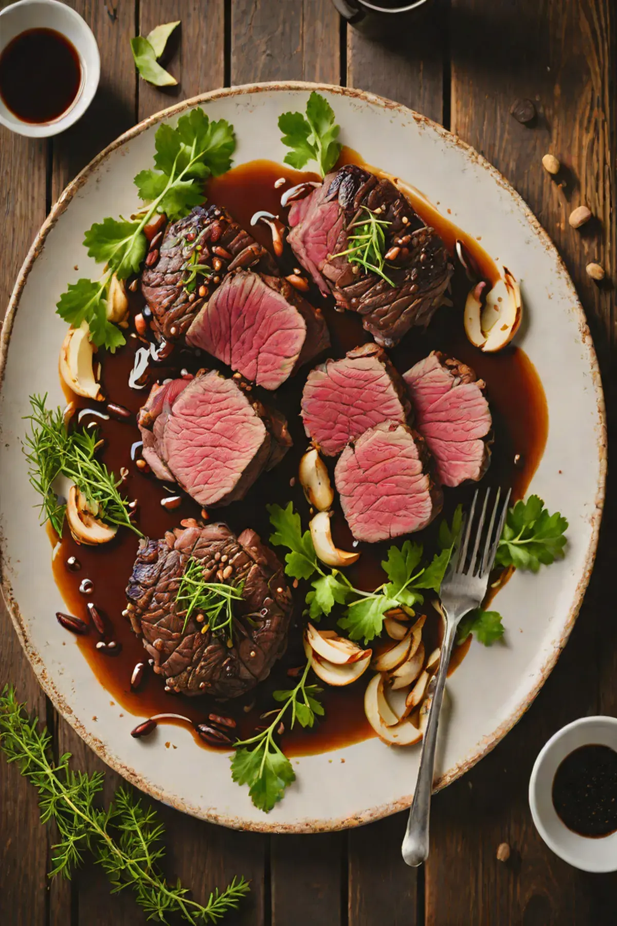 Roasted Venison with Ginger