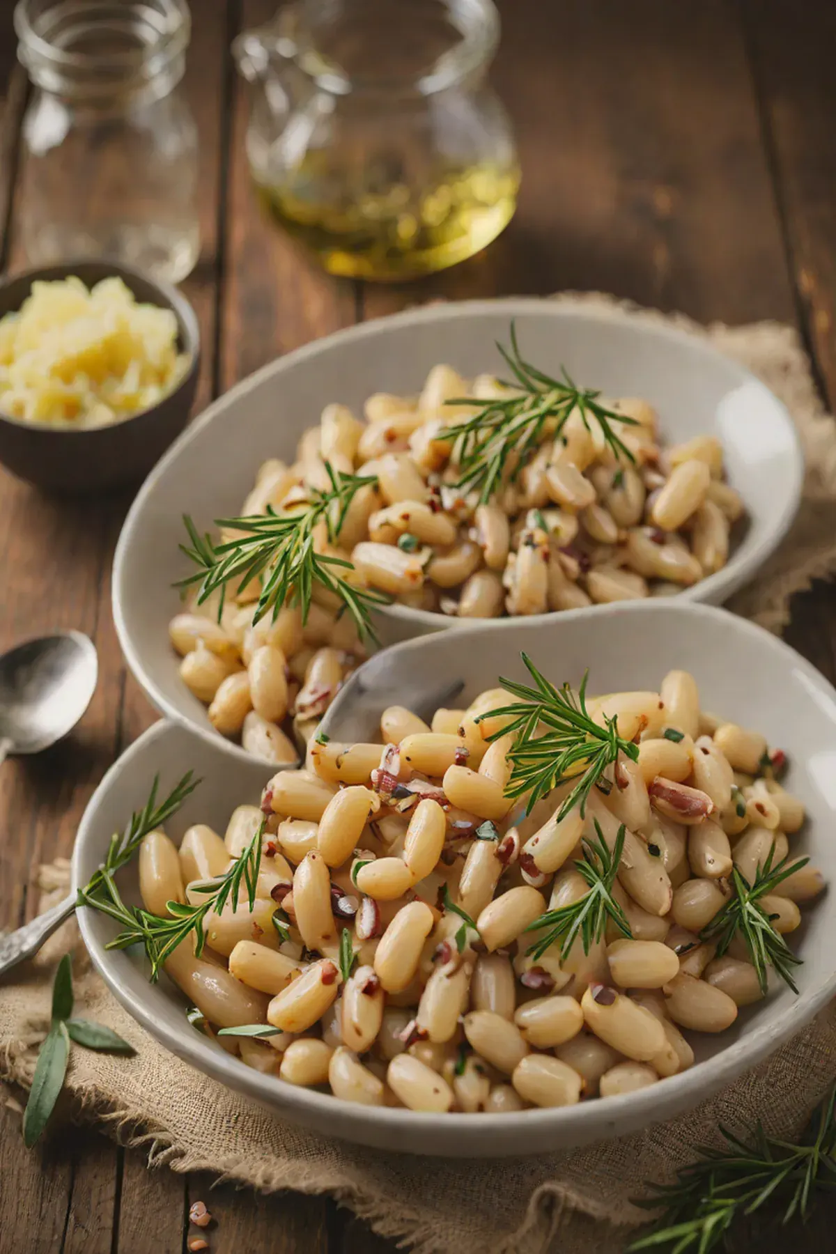 Roasted White Beans with Cassava