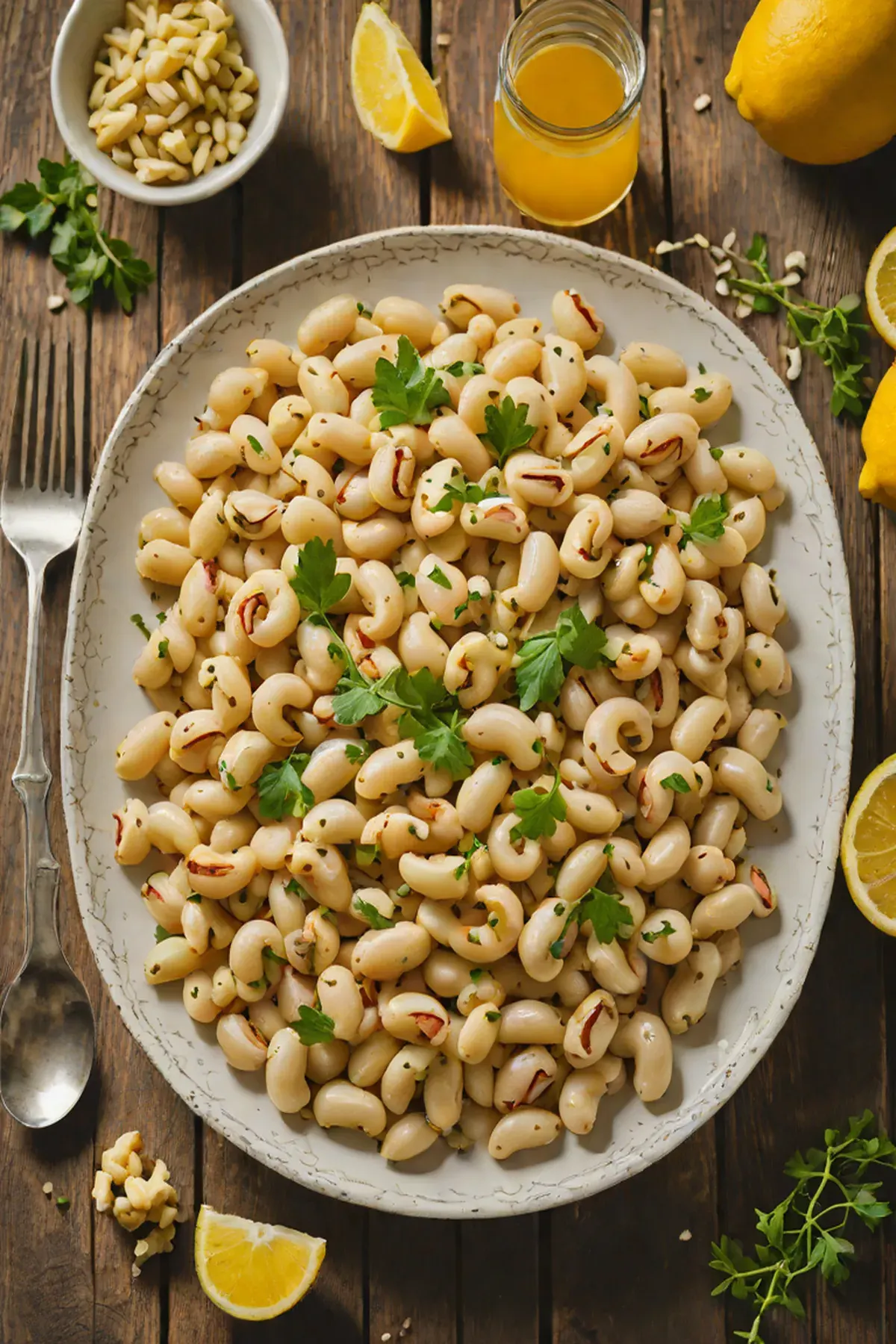 Roasted White Beans with Cauliflower