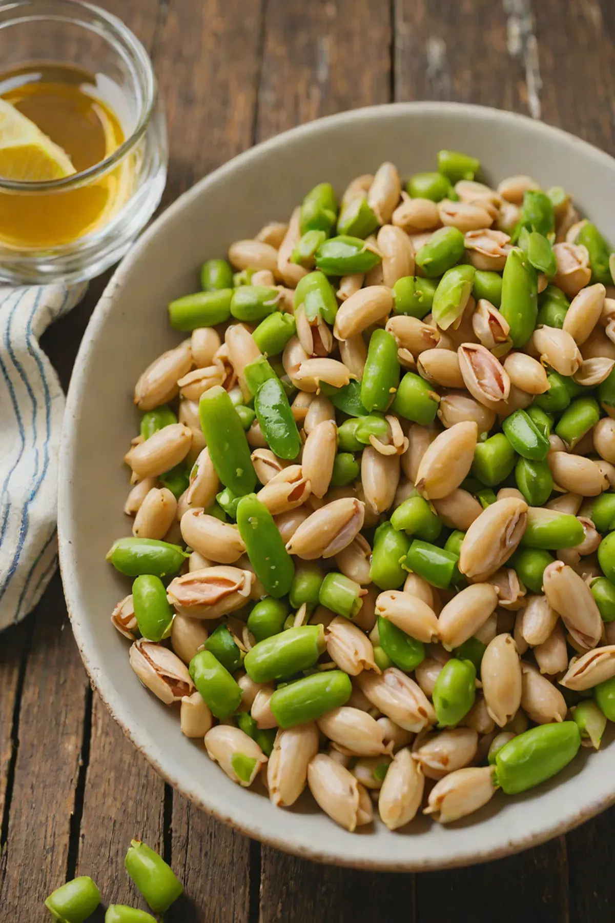 Roasted White Beans with Edamame