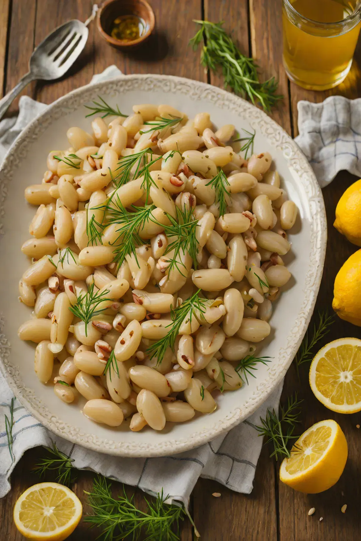 Roasted White Beans with Fennel