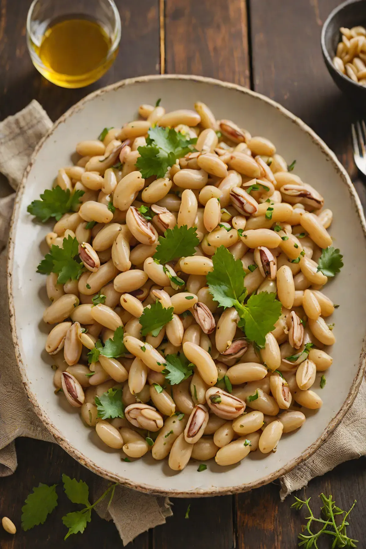 Roasted White Beans with Ginger