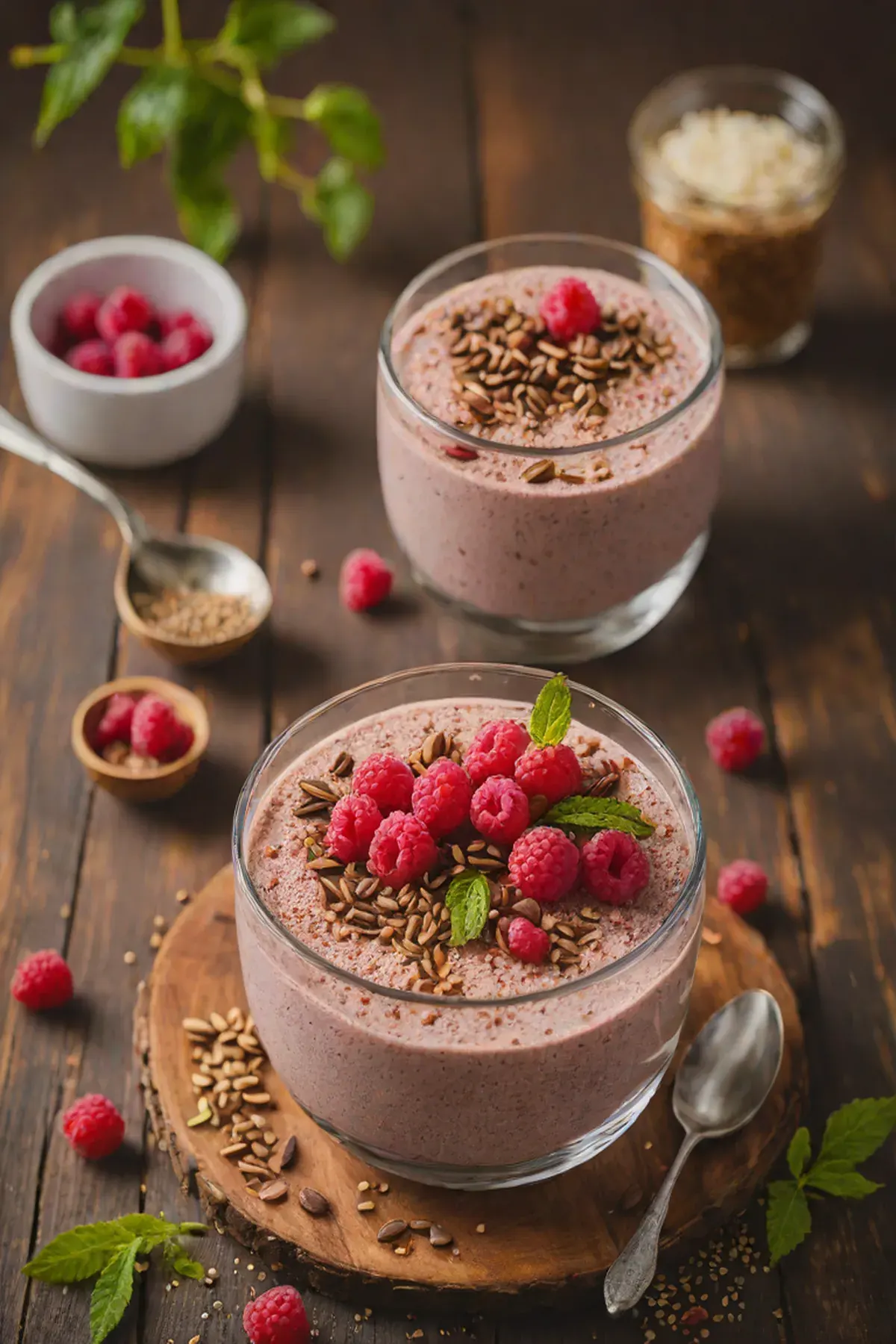 Ruby Chocolate Chia Pudding