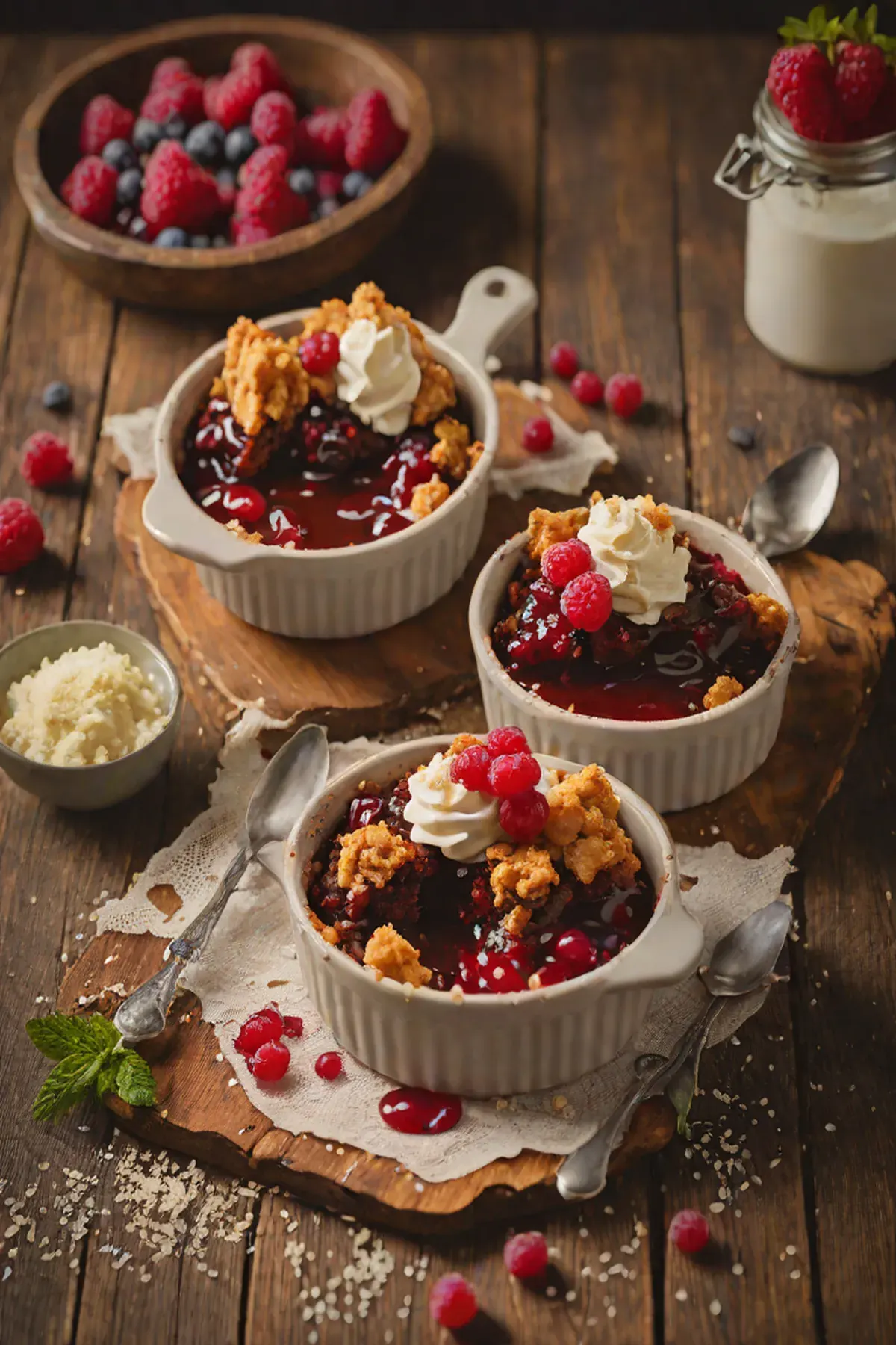 Ruby Chocolate Cobbler