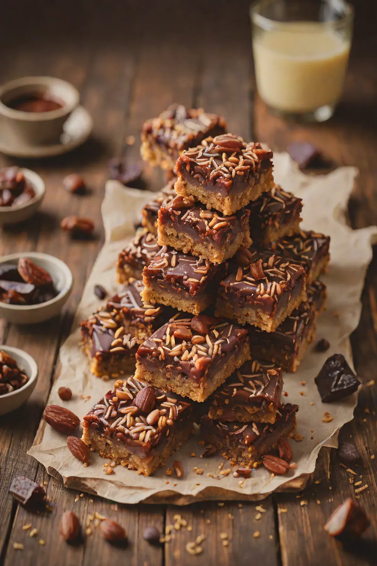 Ruby Chocolate Date Squares