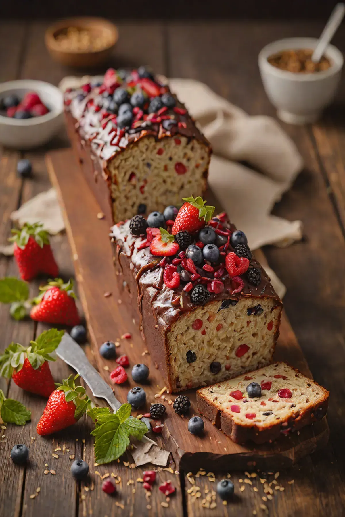 Ruby Chocolate Fruit Loaf
