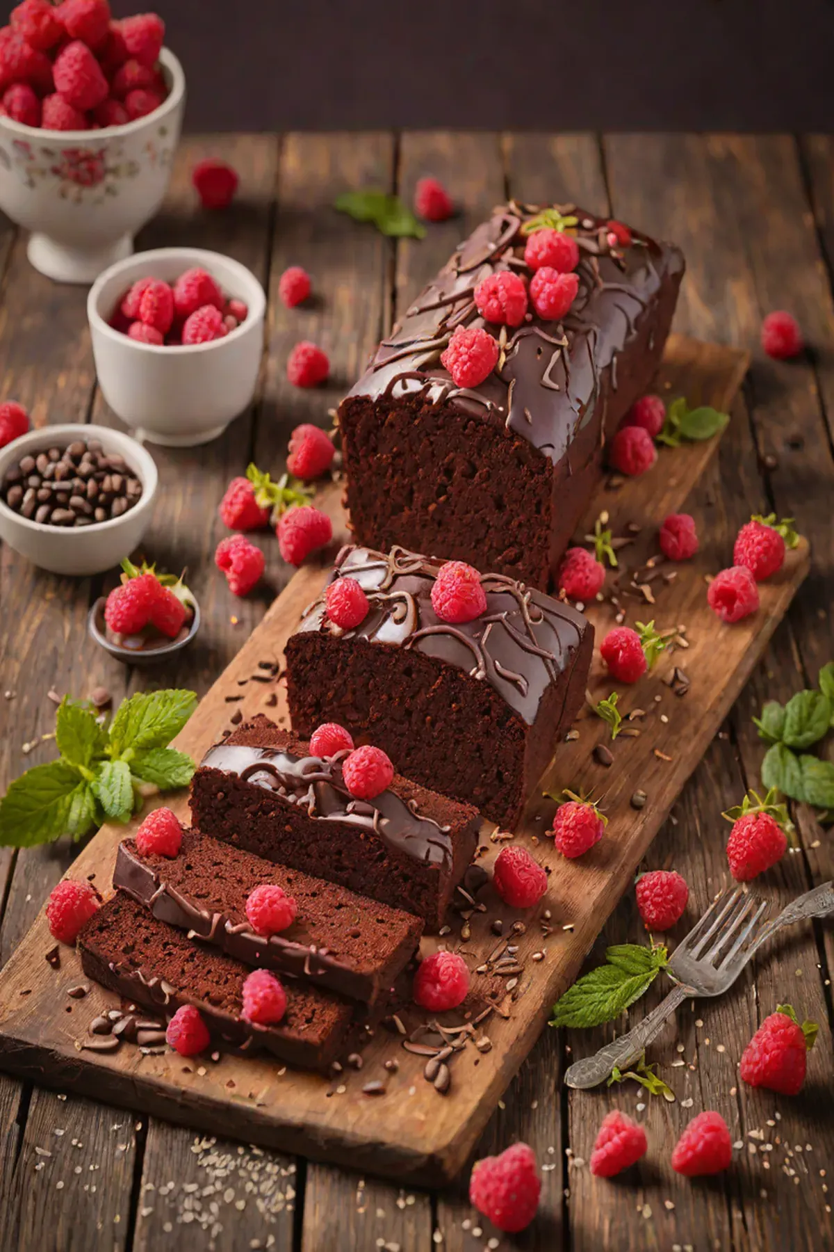 Ruby Chocolate Loaf Cake