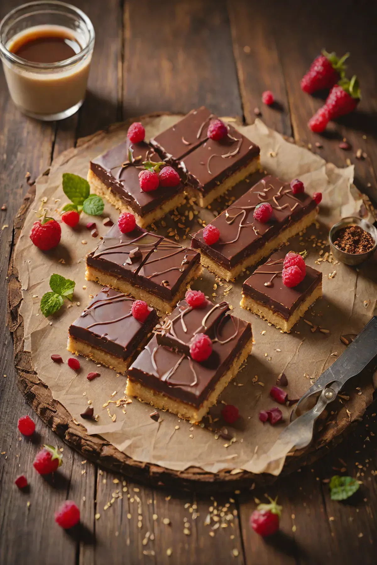 Ruby Chocolate Millionaire's Shortbread