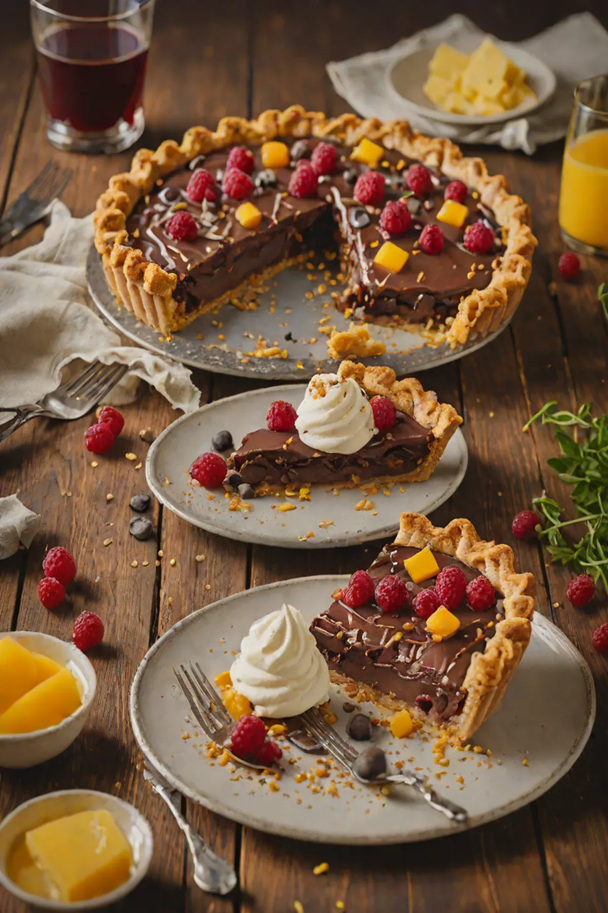 Ruby Chocolate Pie
