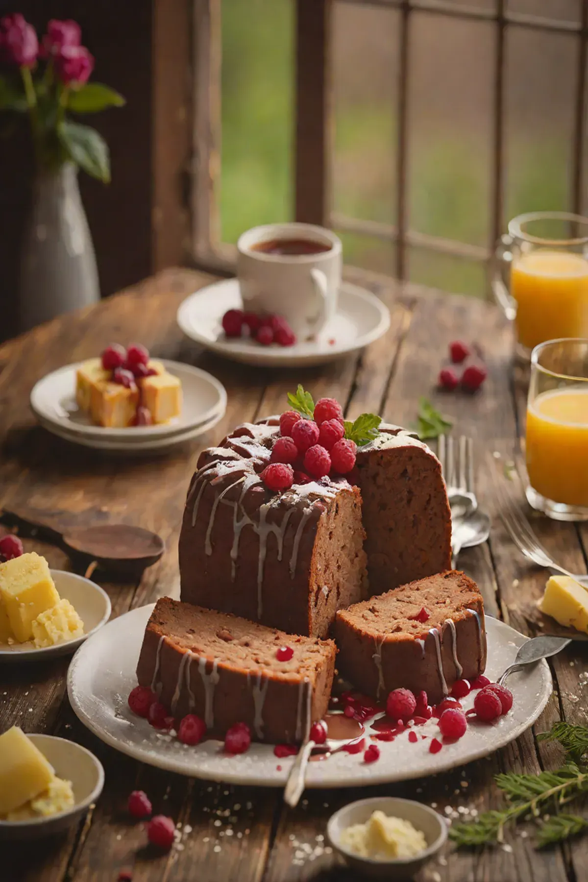 Ruby Chocolate Pound Cake