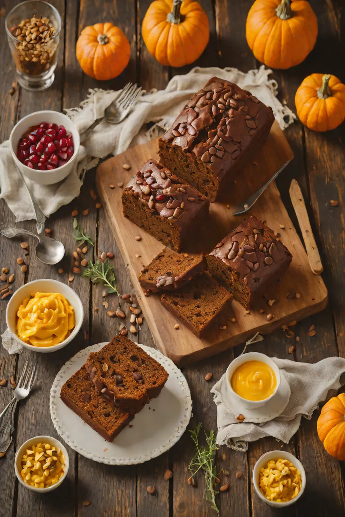 Ruby Chocolate Pumpkin Bread