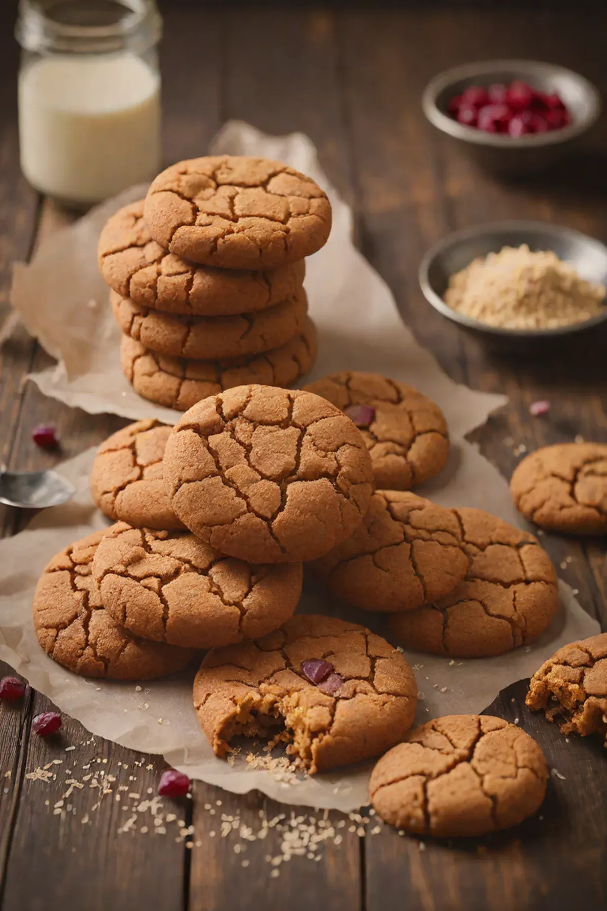 Ruby Chocolate Snickerdoodles