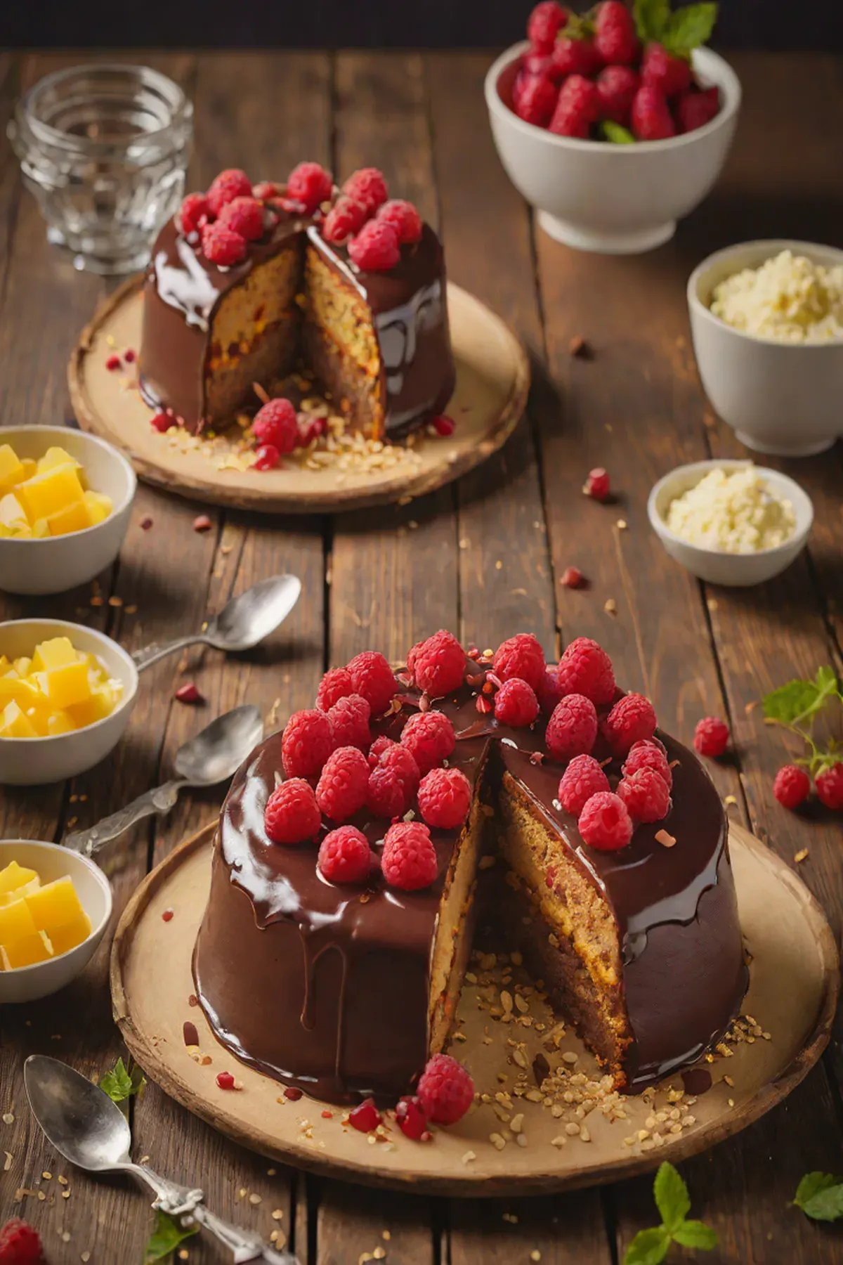 Ruby Chocolate Sponge Cake