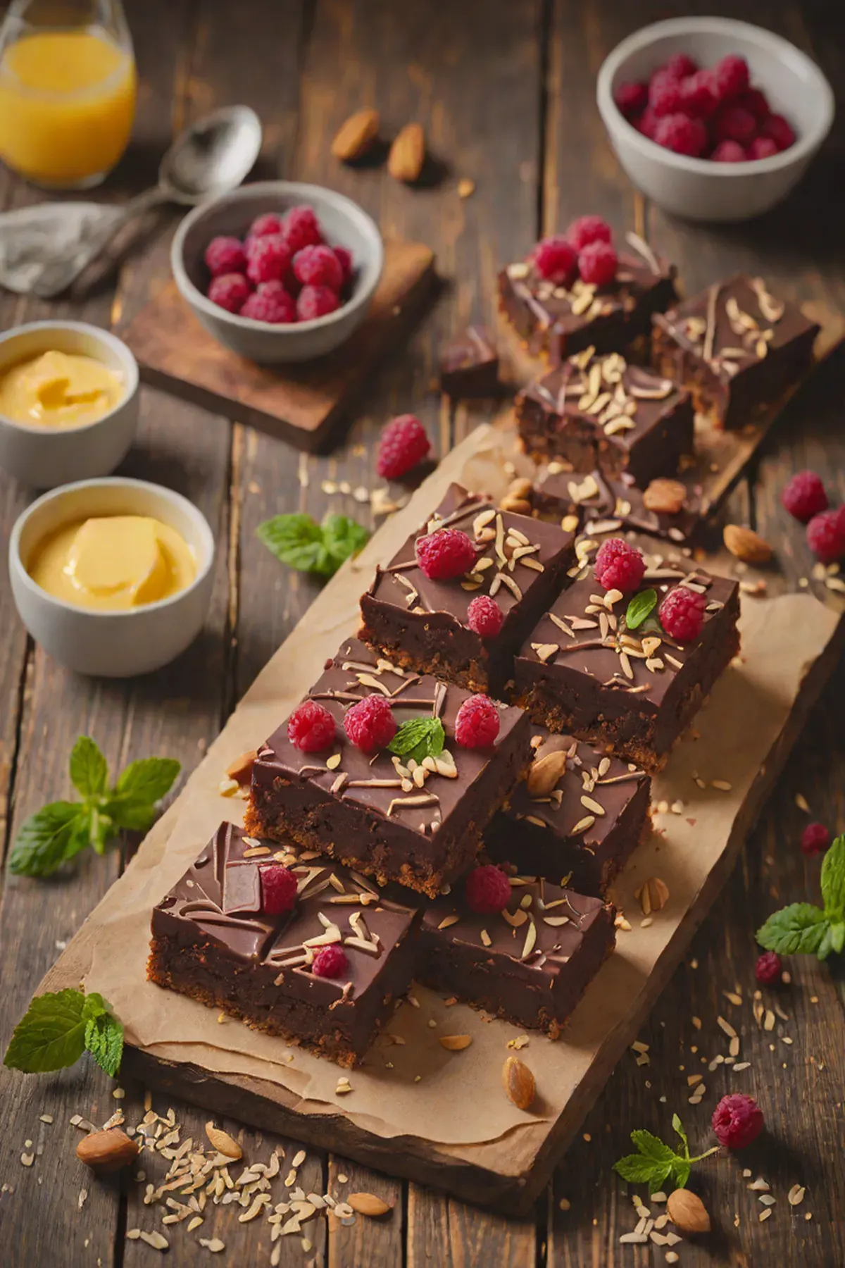 Ruby Chocolate Traybake