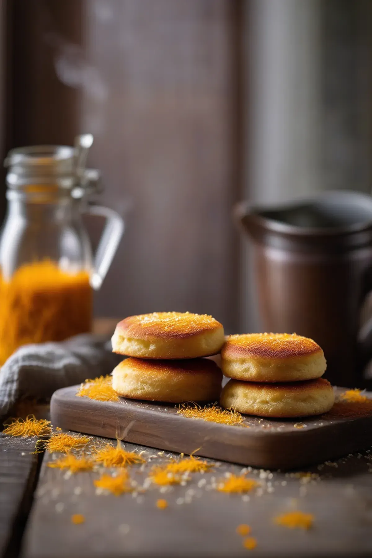 Saffron English Muffins