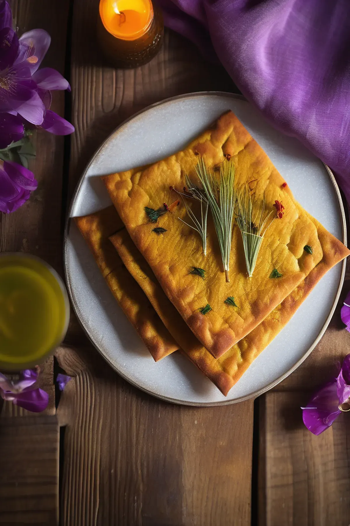 Saffron Flatbread