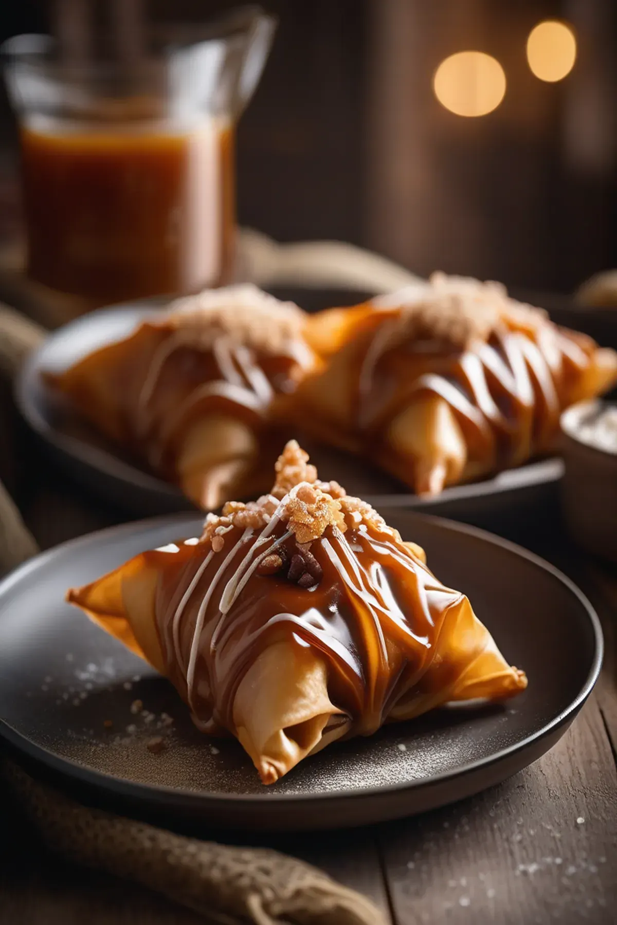 Salted Caramel Filo Parcels