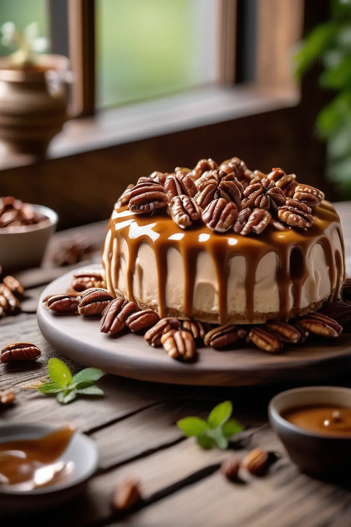 Salted Caramel Ice Cream Pie