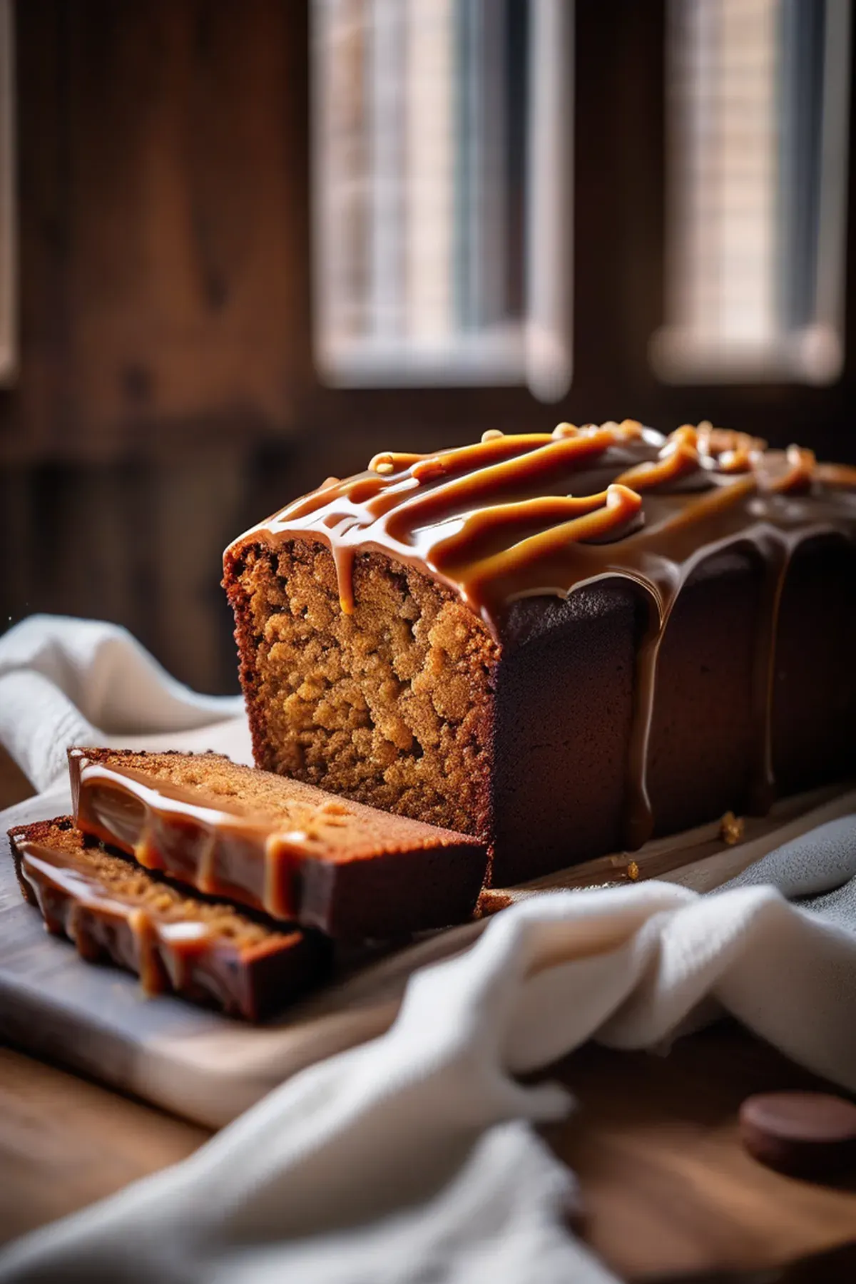 Salted Caramel Loaf Cake
