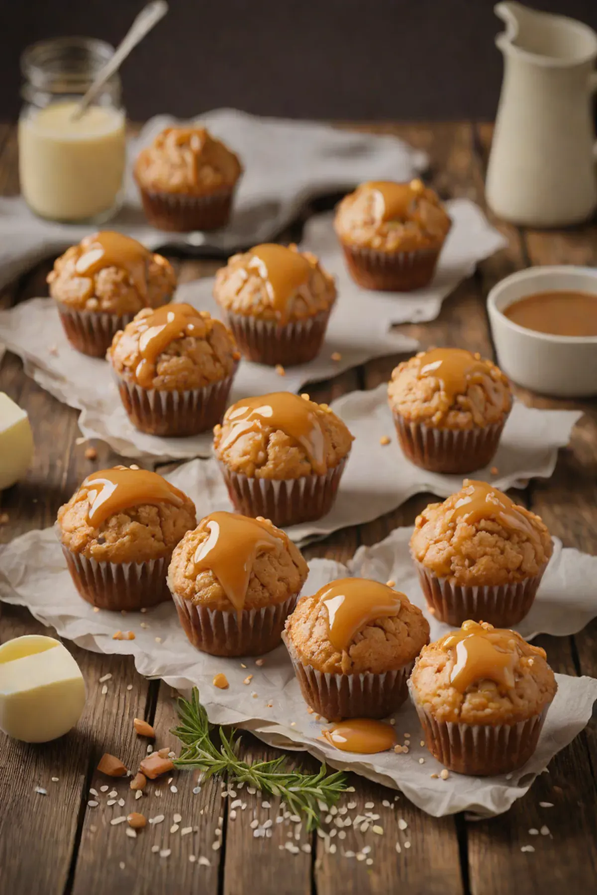 Salted Caramel Muffins