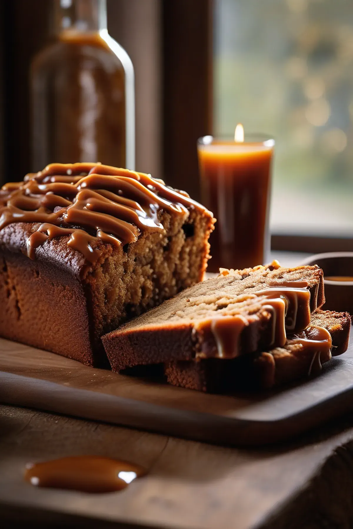 Salted Caramel Quick Bread