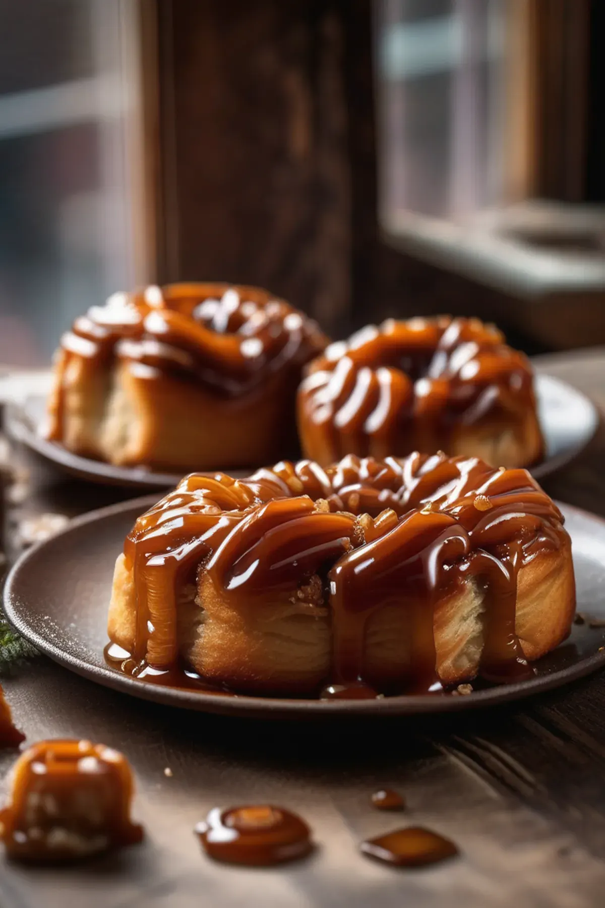 Salted Caramel Sticky Buns