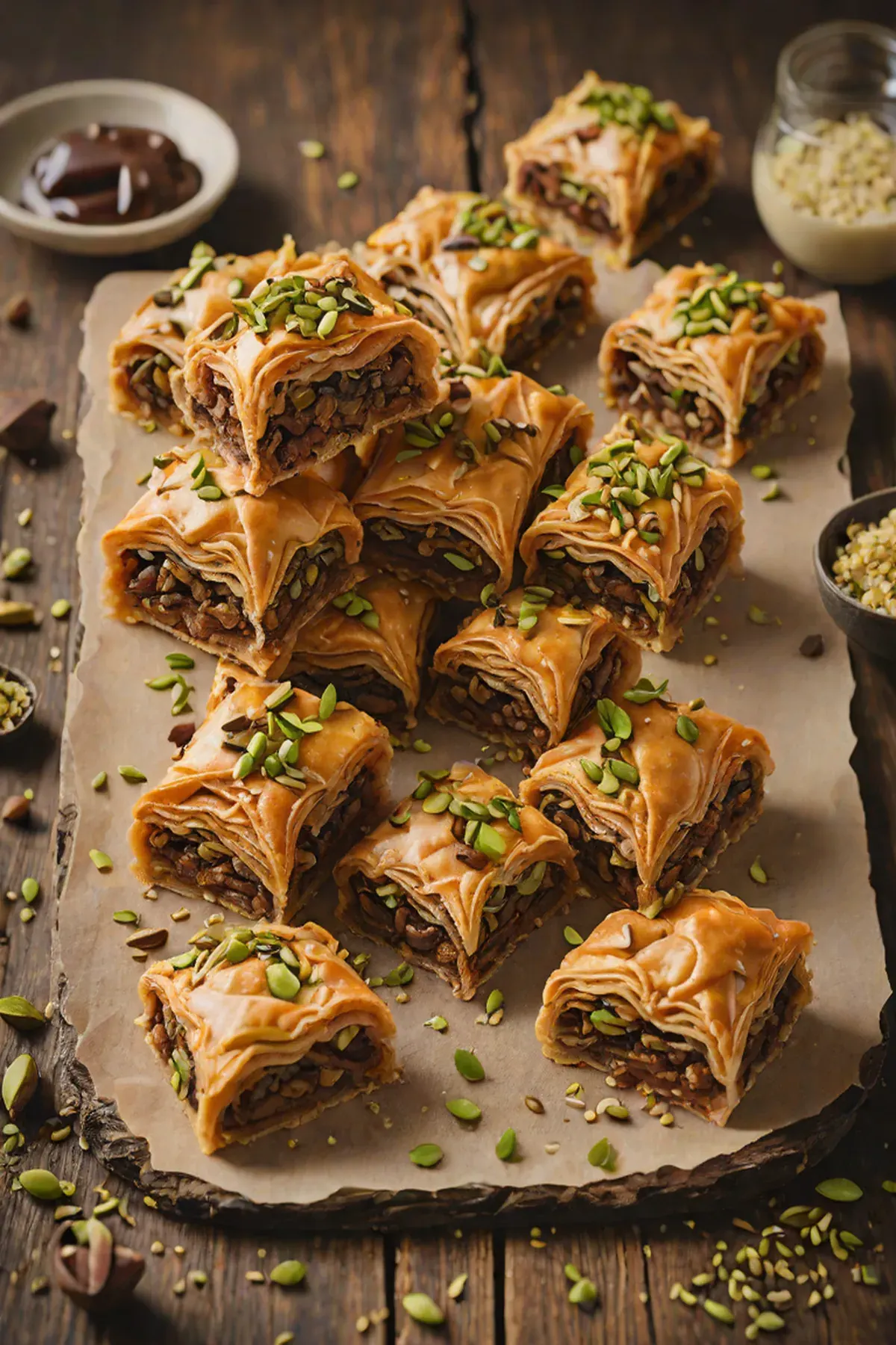 Salted Chocolate Baklava
