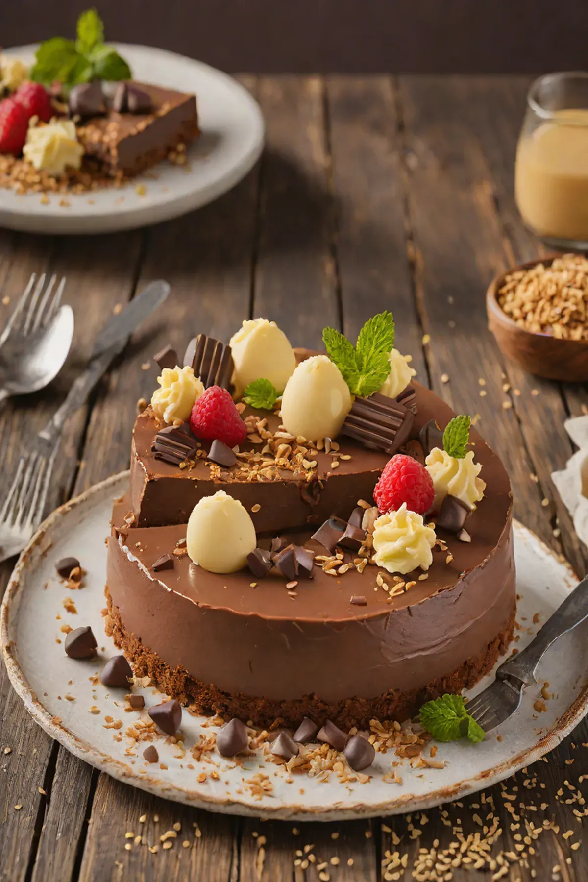 Salted Chocolate Cheesecake