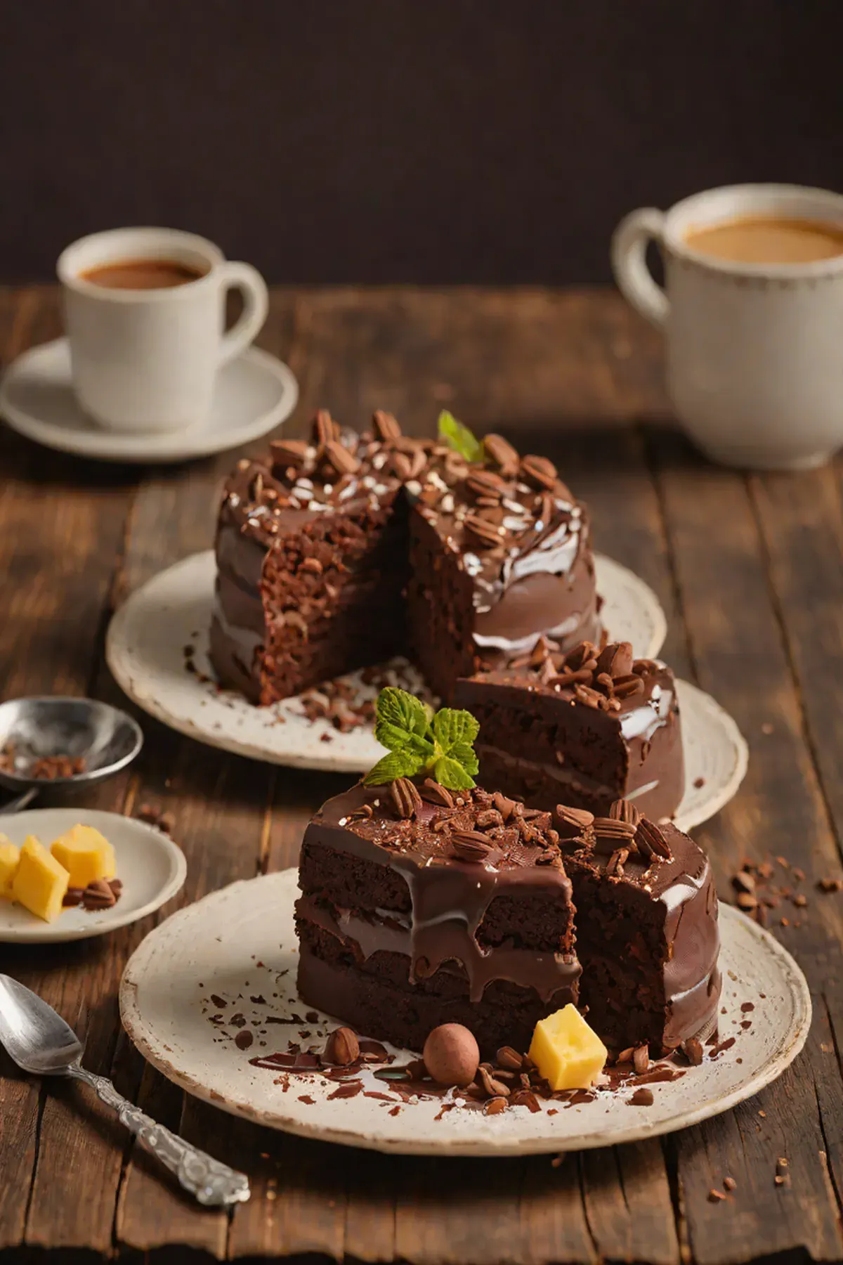 Salted Chocolate Genoise