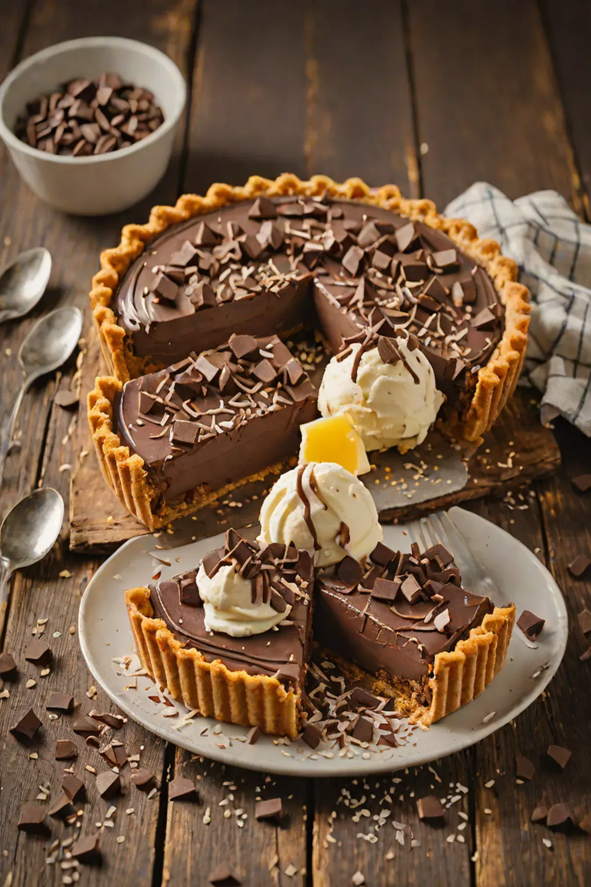 Salted Chocolate Ice Cream Pie