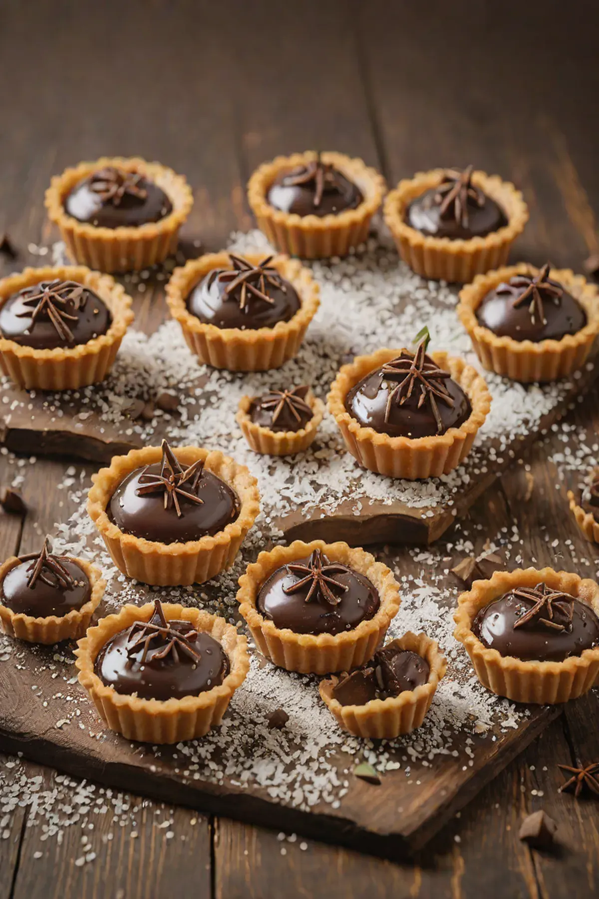Salted Chocolate Mini Tarts