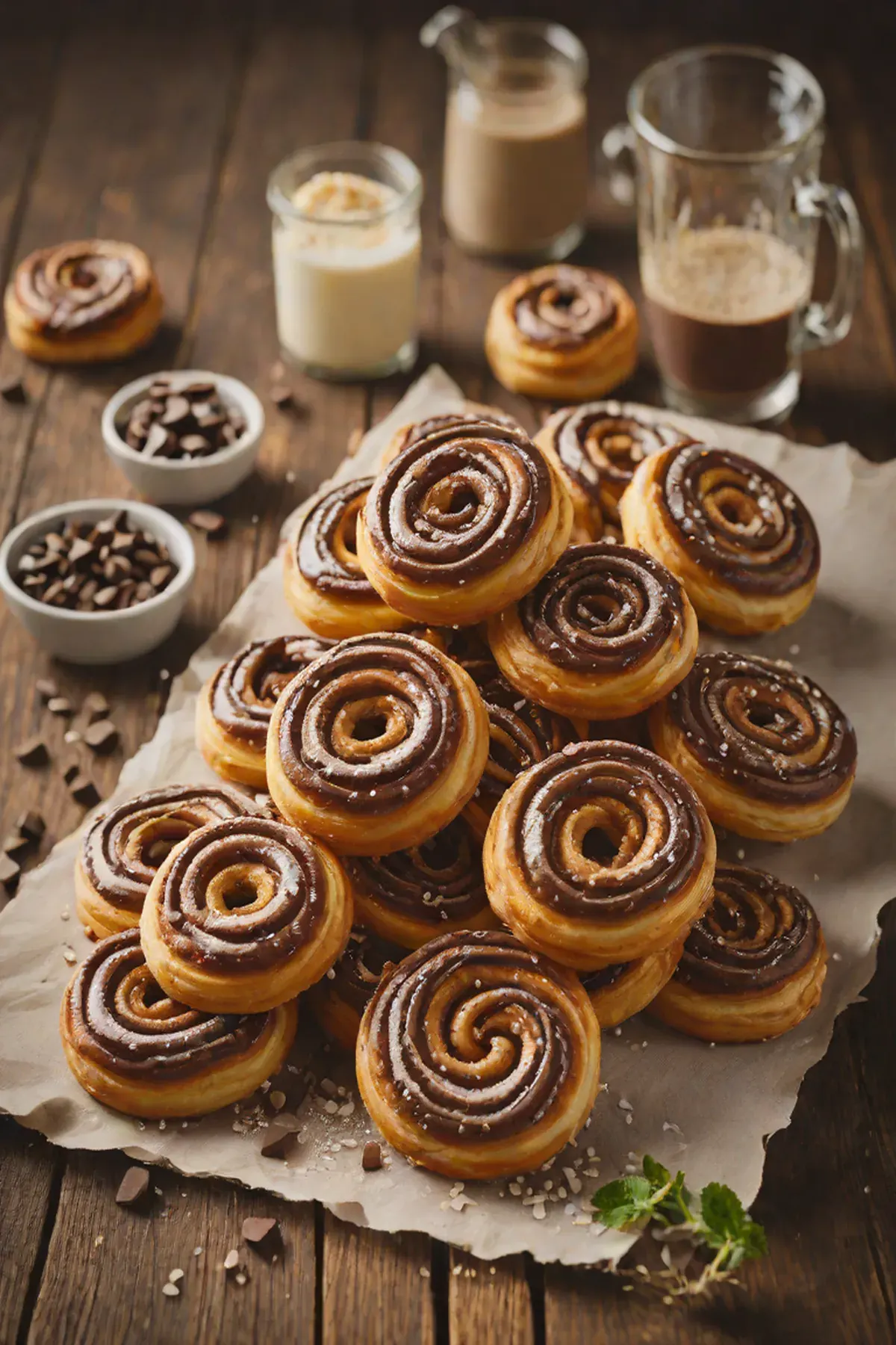 Salted Chocolate Palmiers