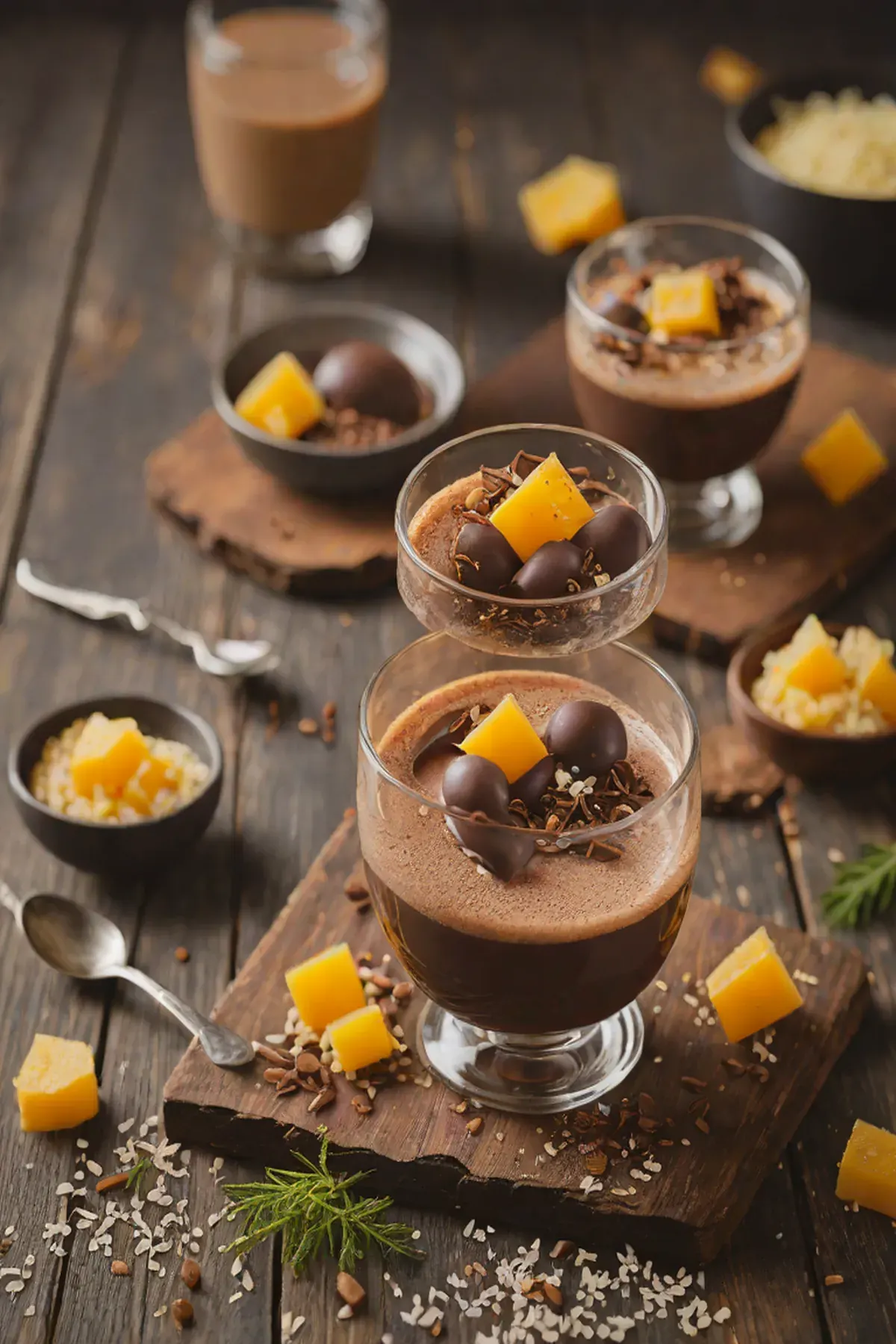 Salted Chocolate Posset
