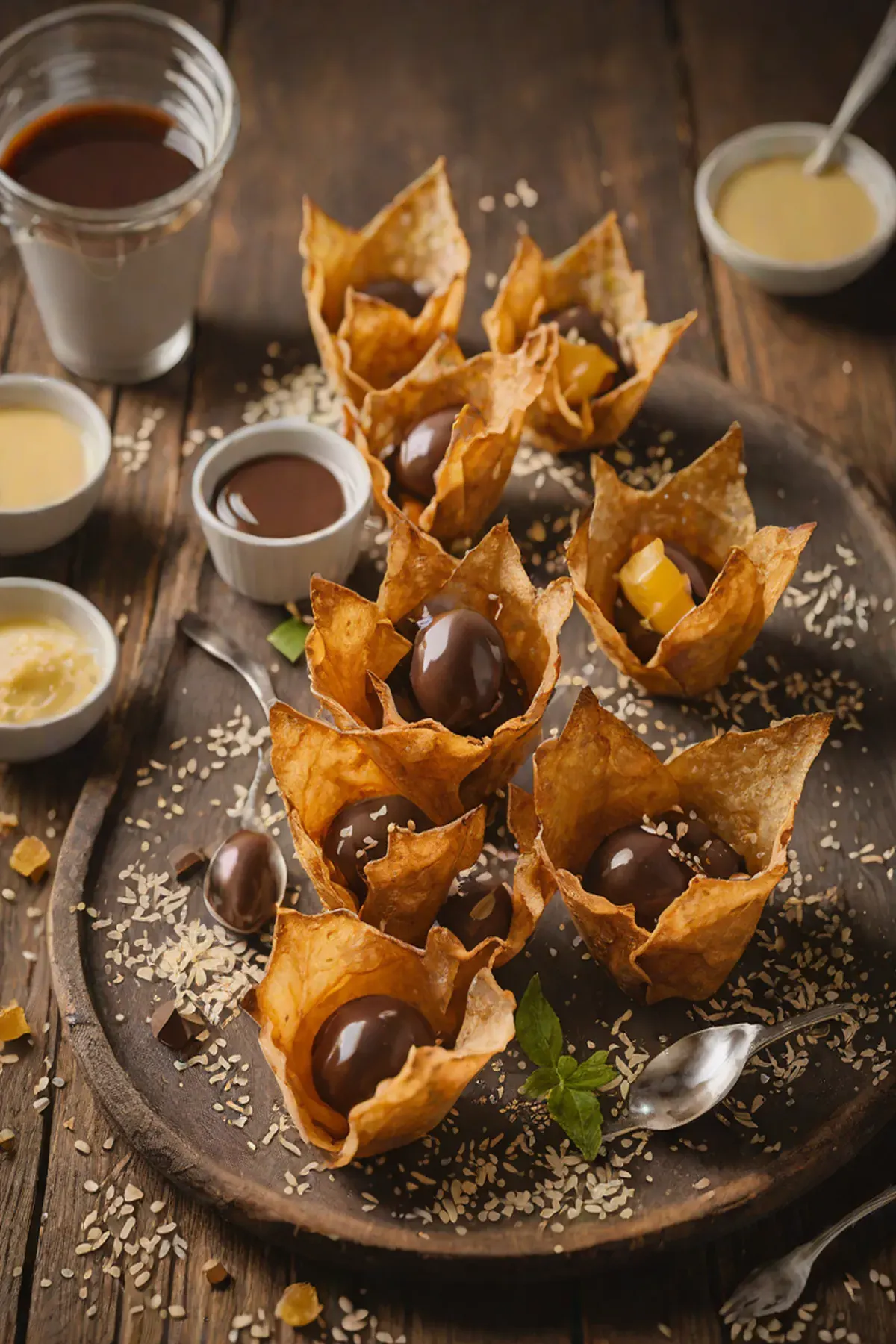 Salted Chocolate Tuiles