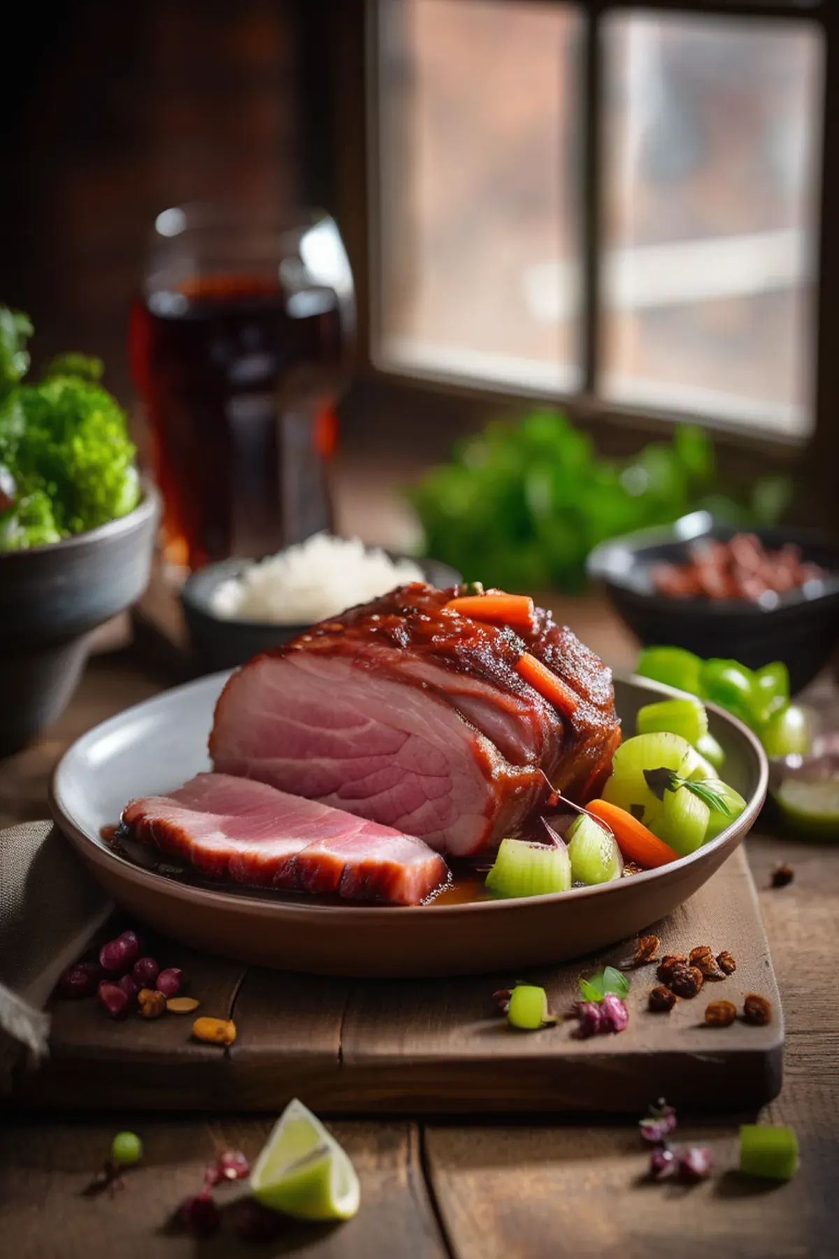 Slow cooker gammon in cola