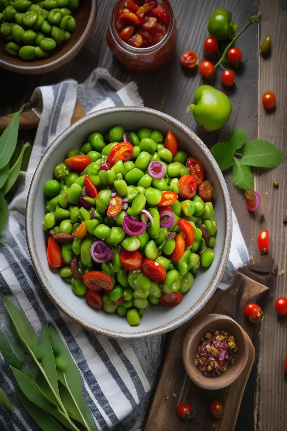 Spanish Edamame Salad