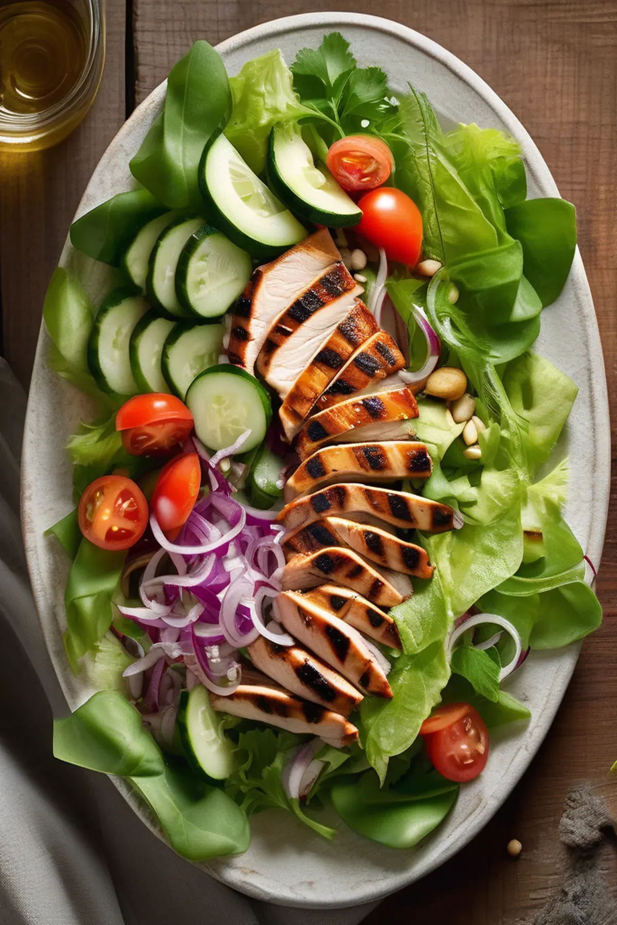 Spanish Grilled Chicken Salad