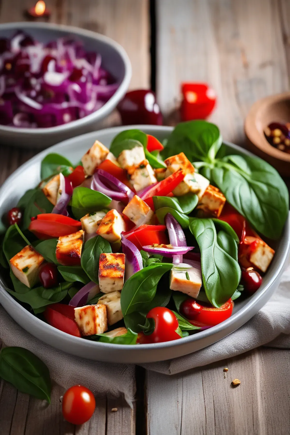Spanish Paneer Salad