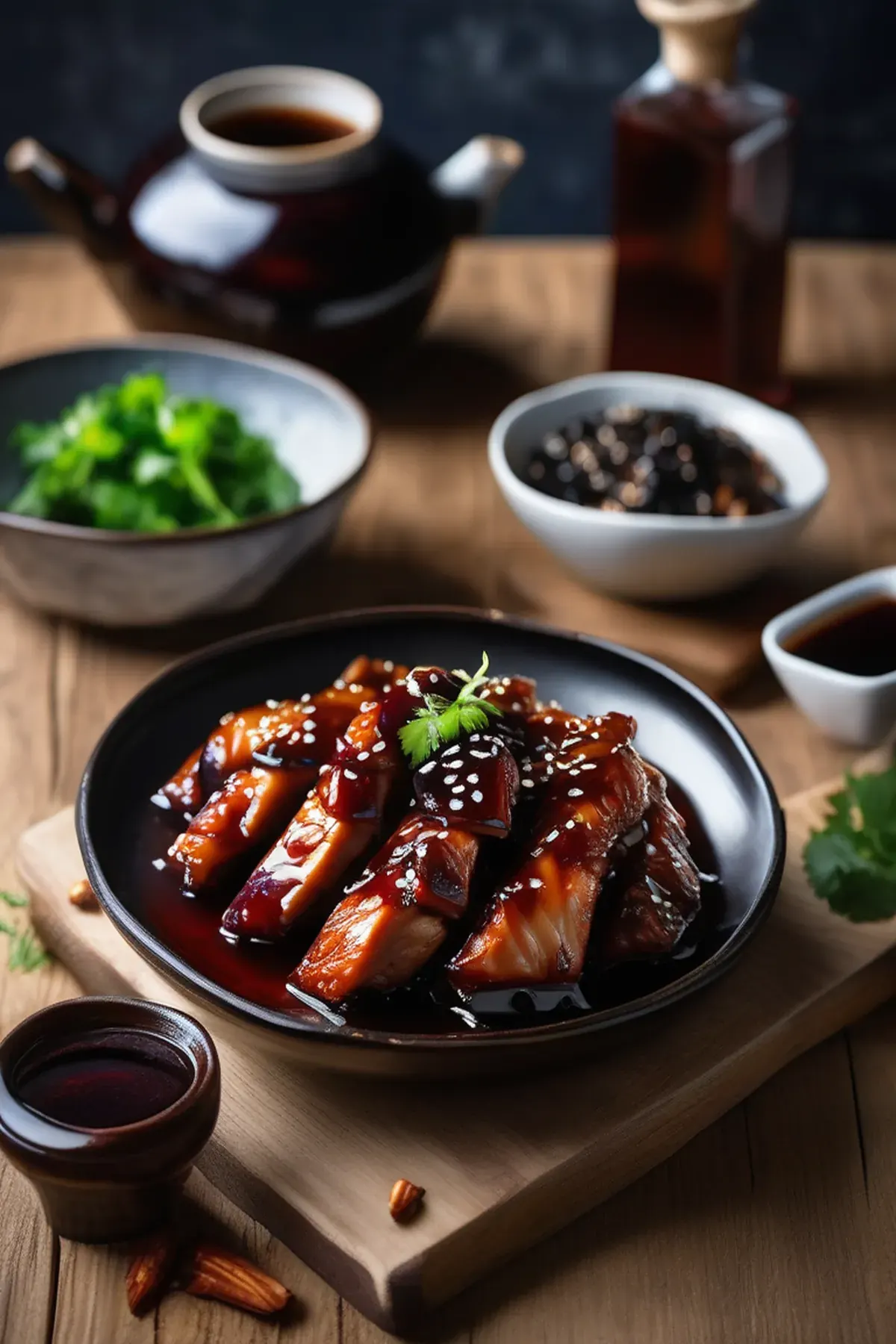 Sticky hoisin & plum chicken