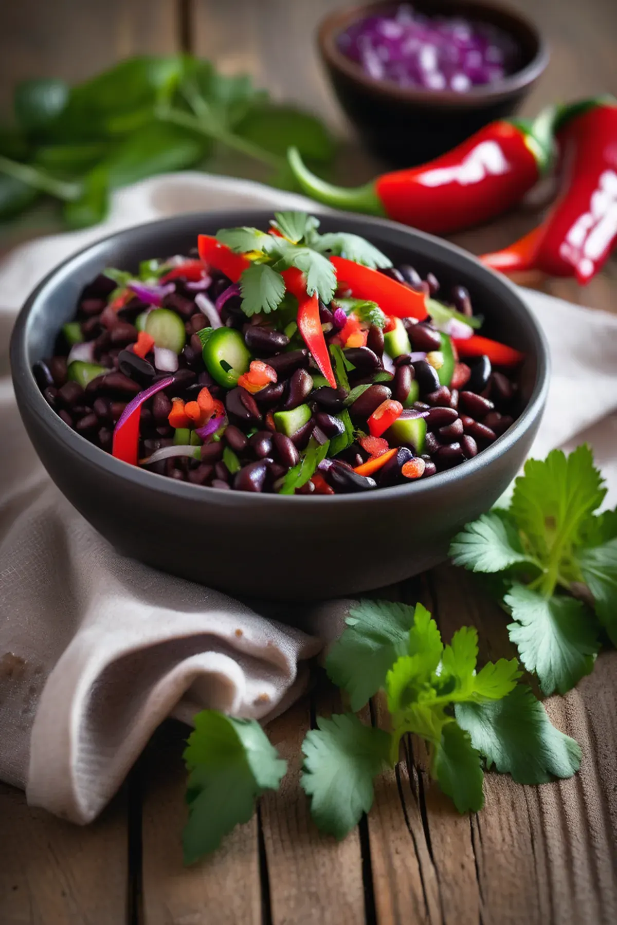 Thai Black Bean Salad