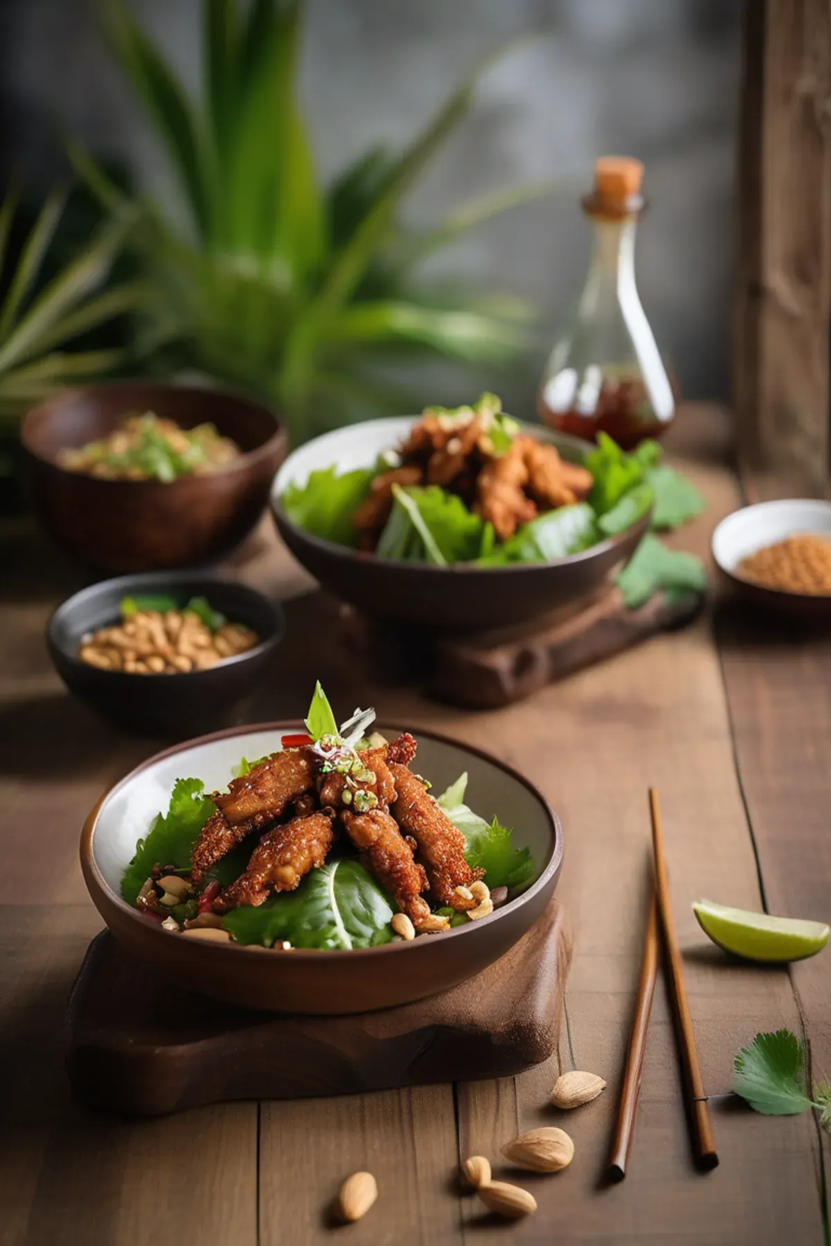 Thai Crispy Chicken Salad