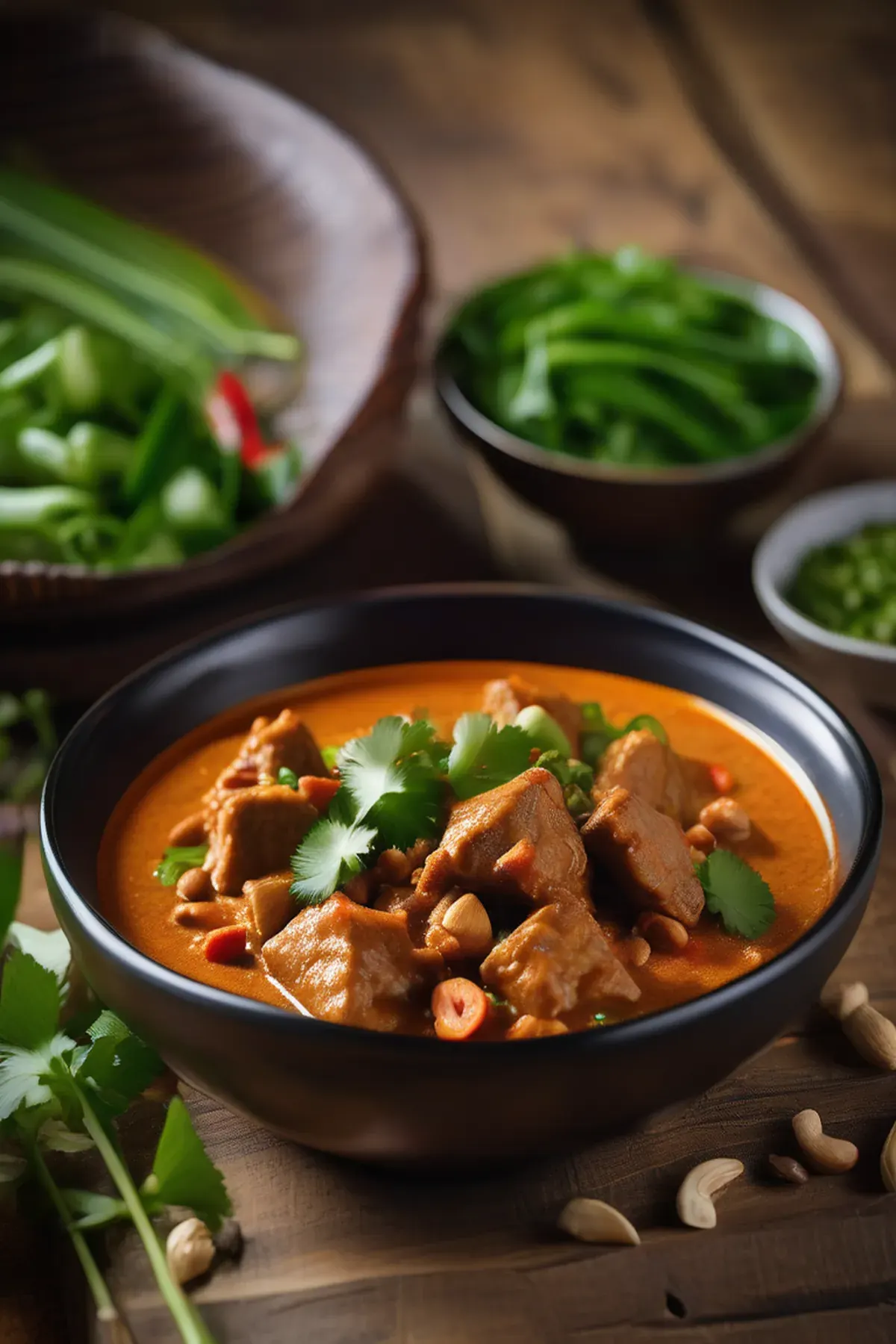 Thai pork & peanut curry