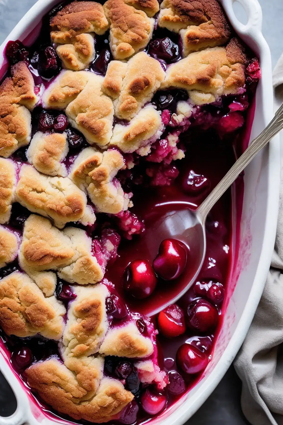 This 5-Ingredient Cherry Dump Cobbler Is Made Without a Cake Mix