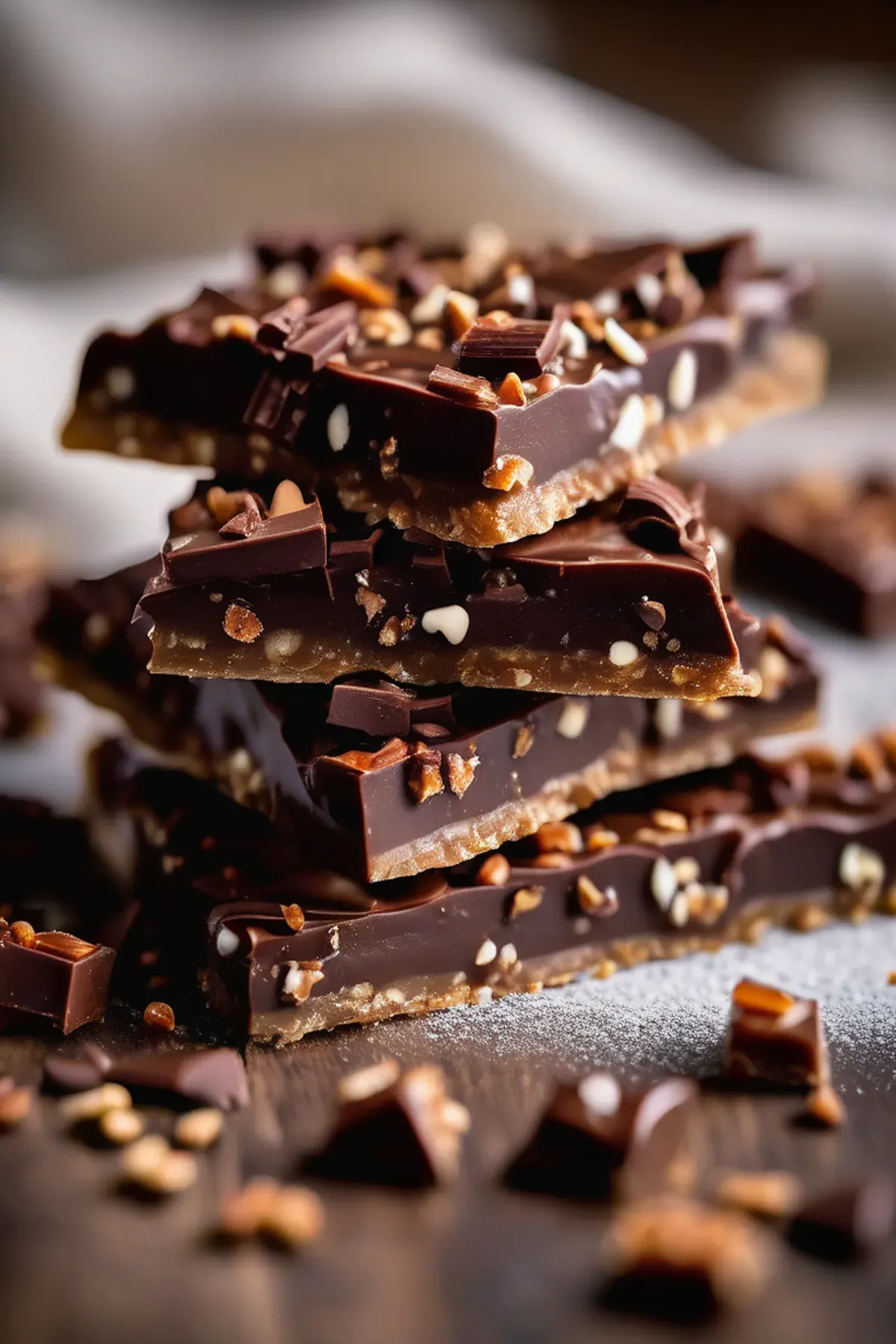 Toffee Chocolate Bark