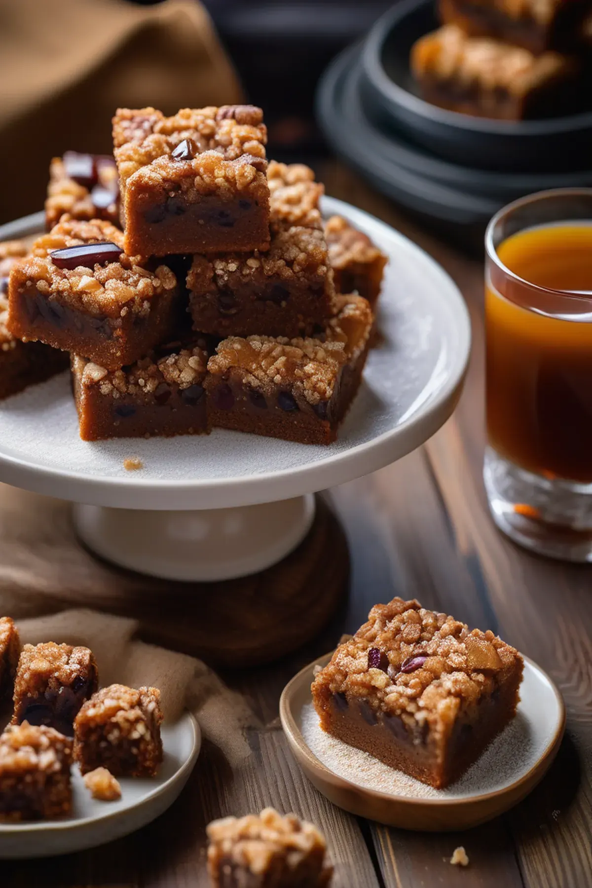 Toffee Date Squares