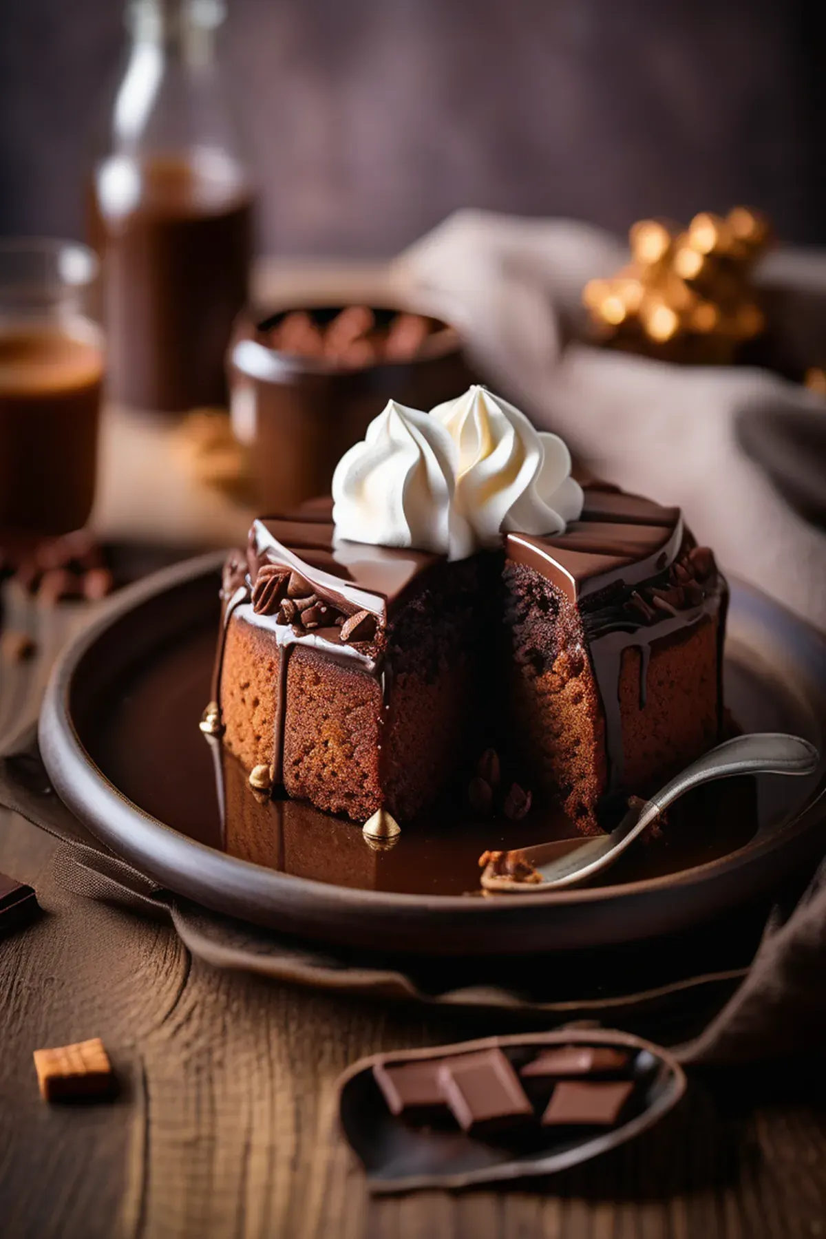 Toffee Flourless Cake