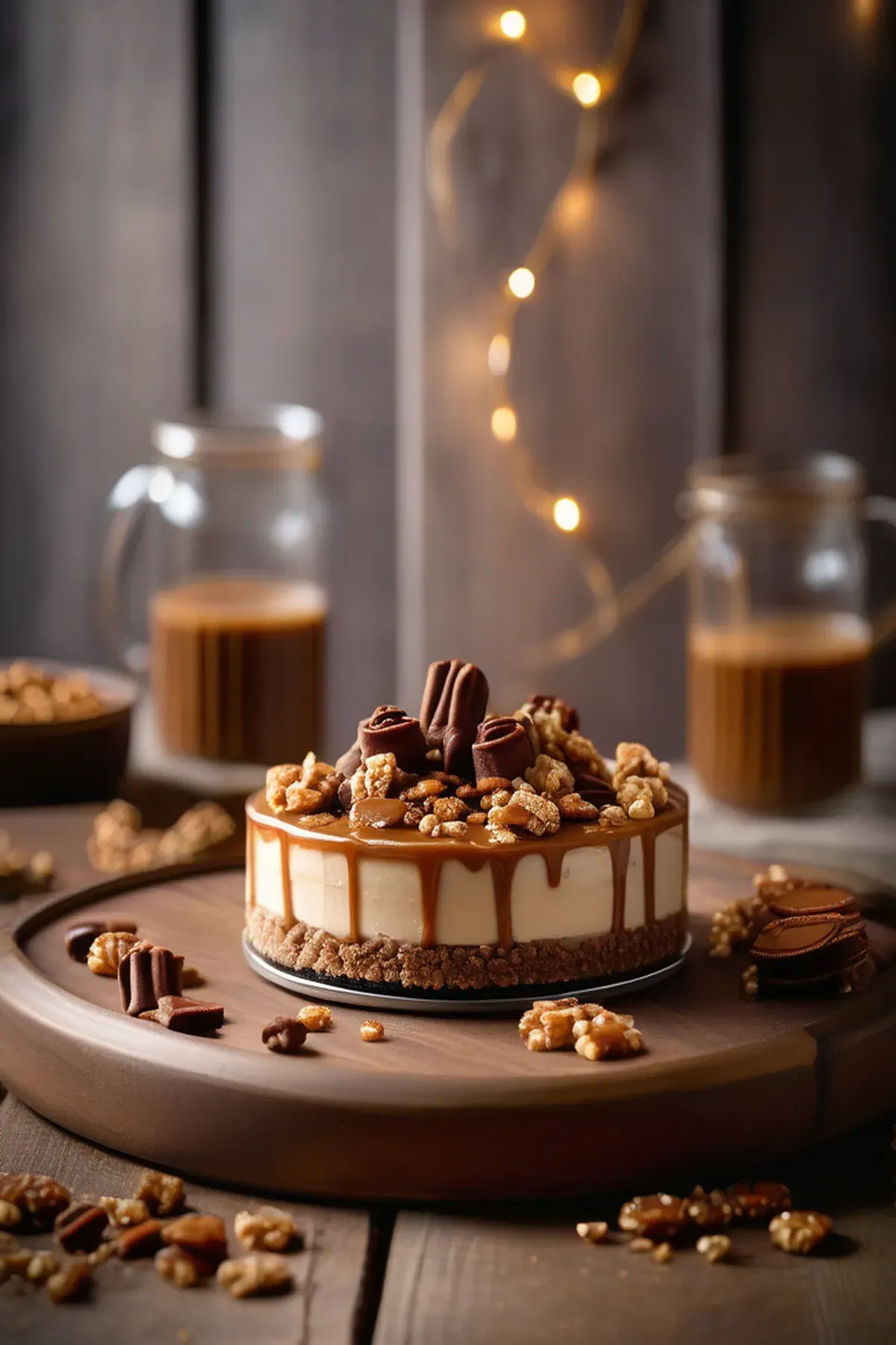 Toffee No-Bake Cheesecake