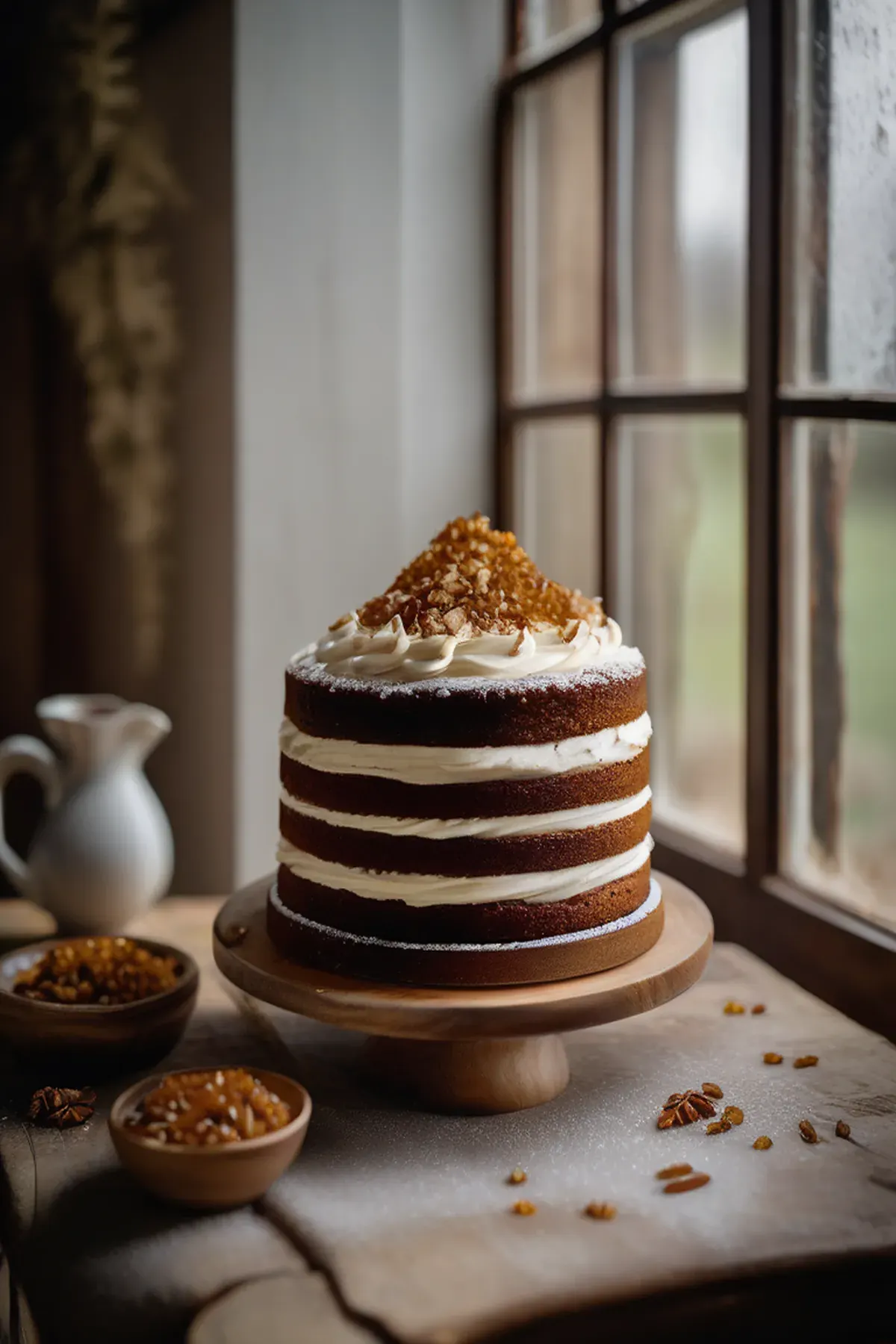 Treacle Semi-Naked Cake