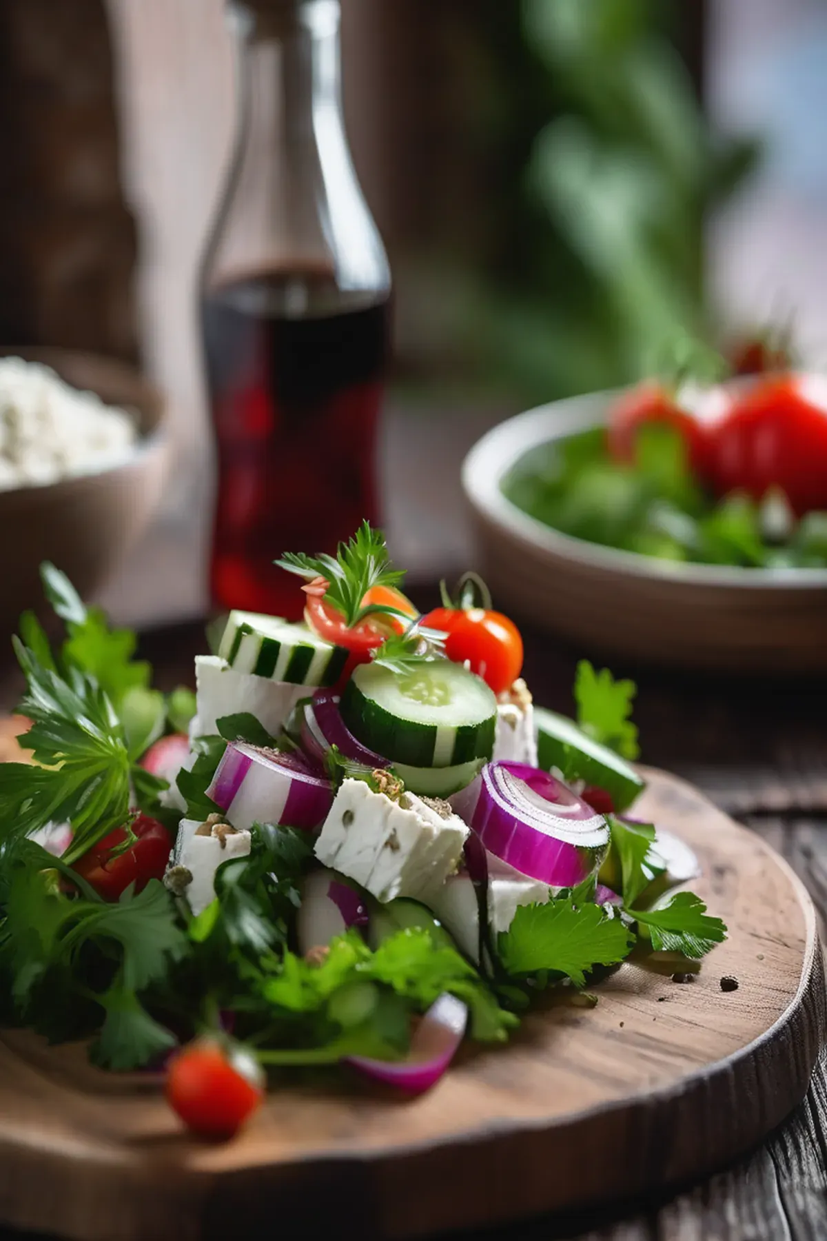 Turkish Goat Cheese Salad