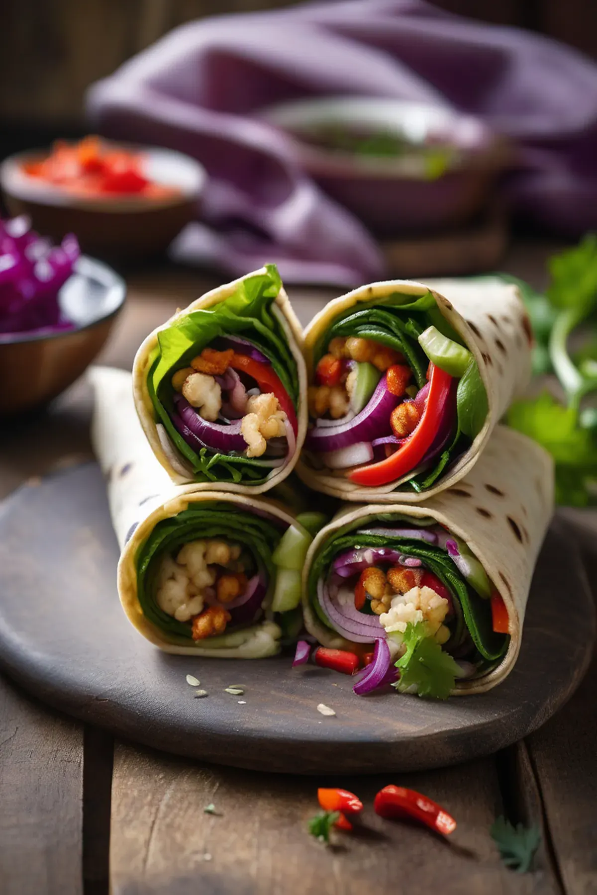 Vegetarian wraps